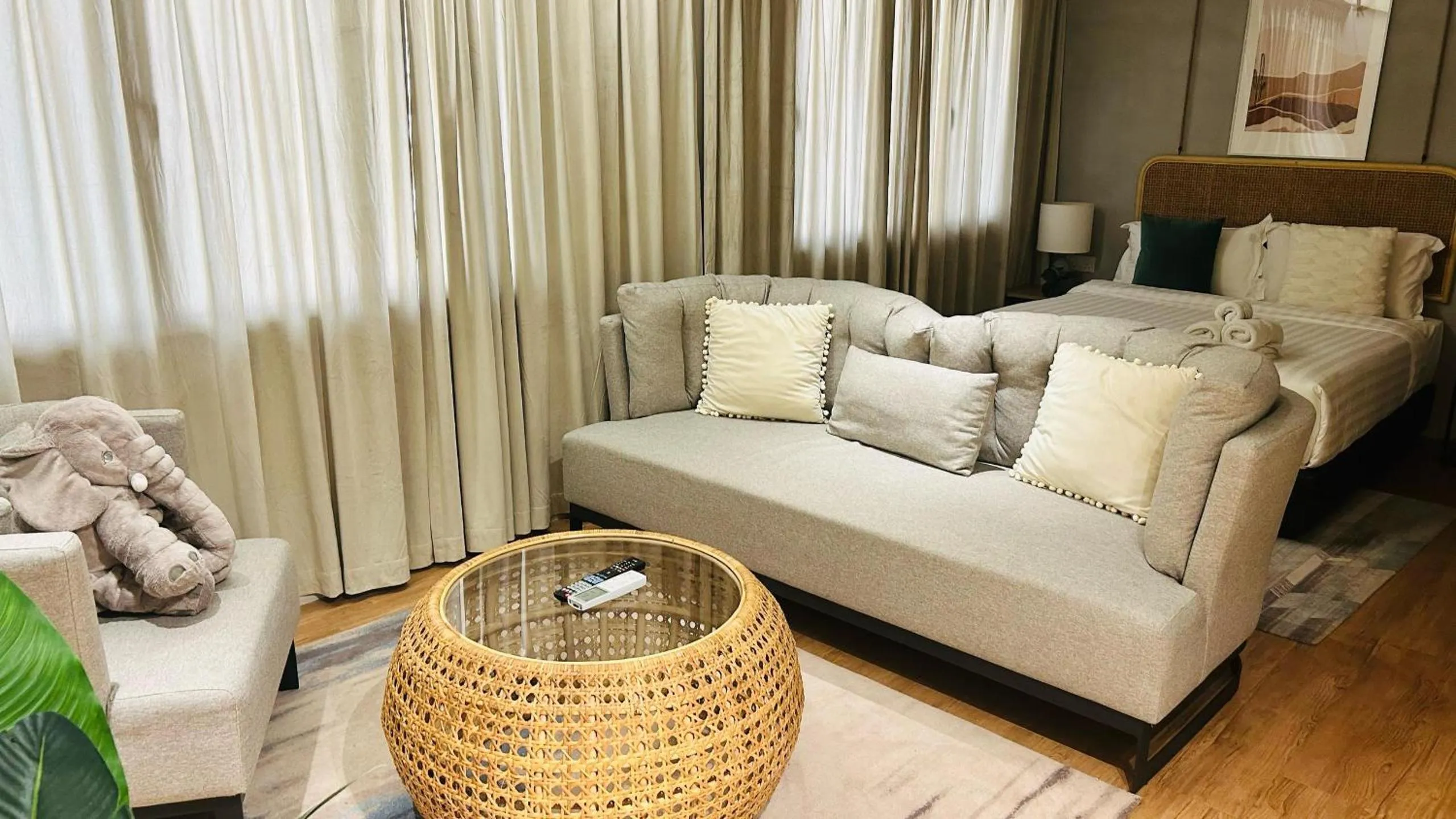 Bed in Urban Living Residence