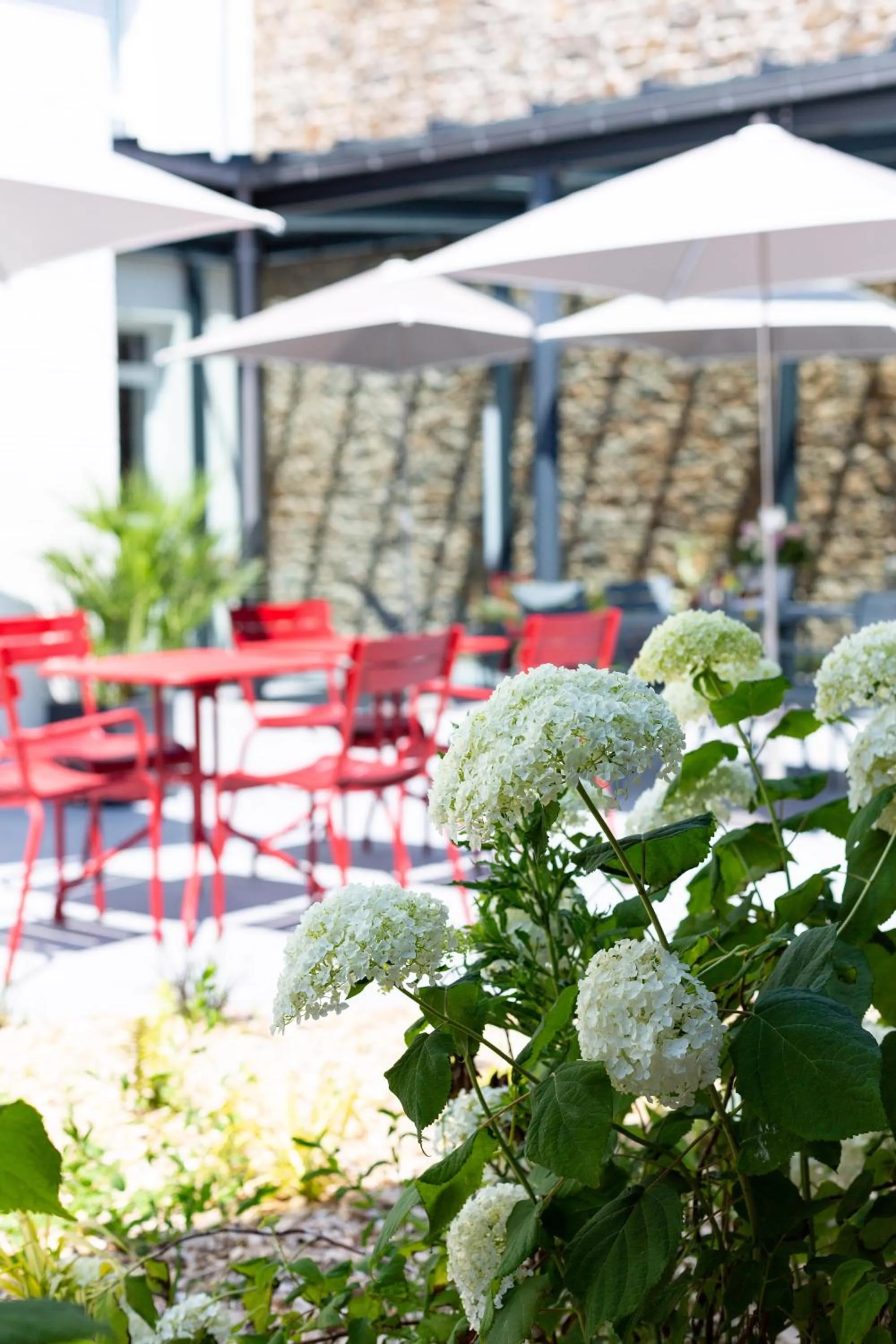Patio in ibis Saint Malo Plage
