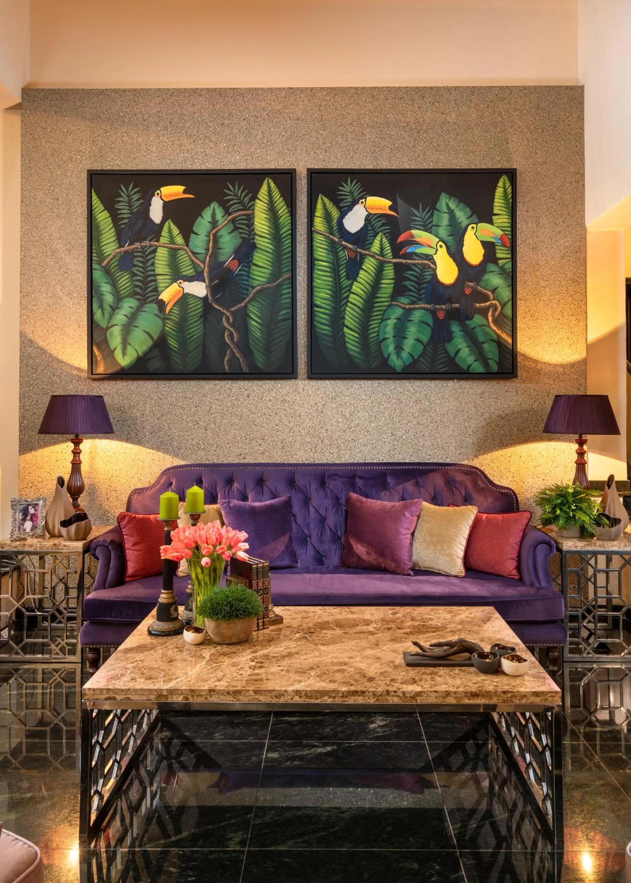 Living room in Clove Villa