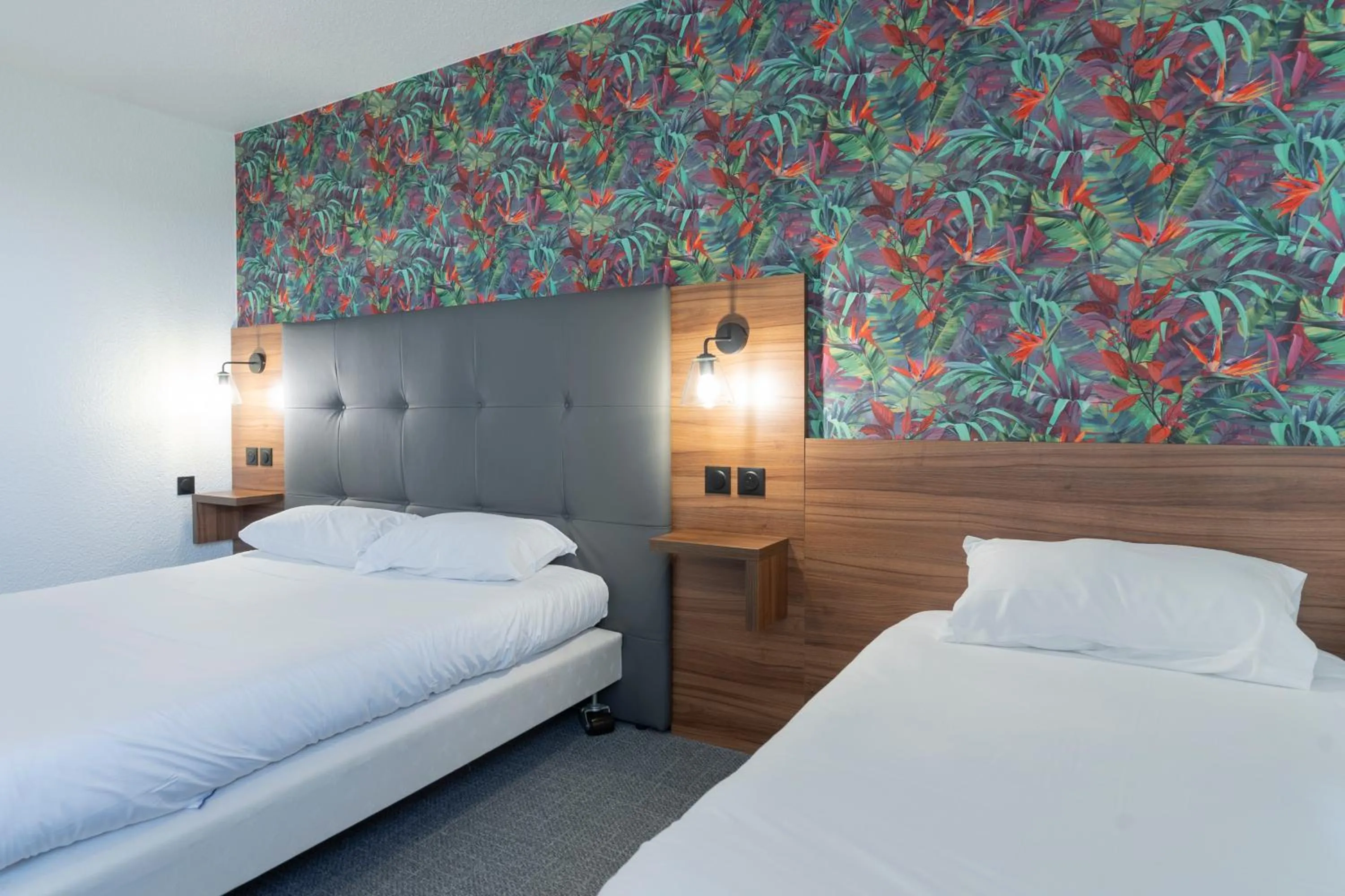 Bed in Hôtel Akena Poitiers Nord Futuroscope