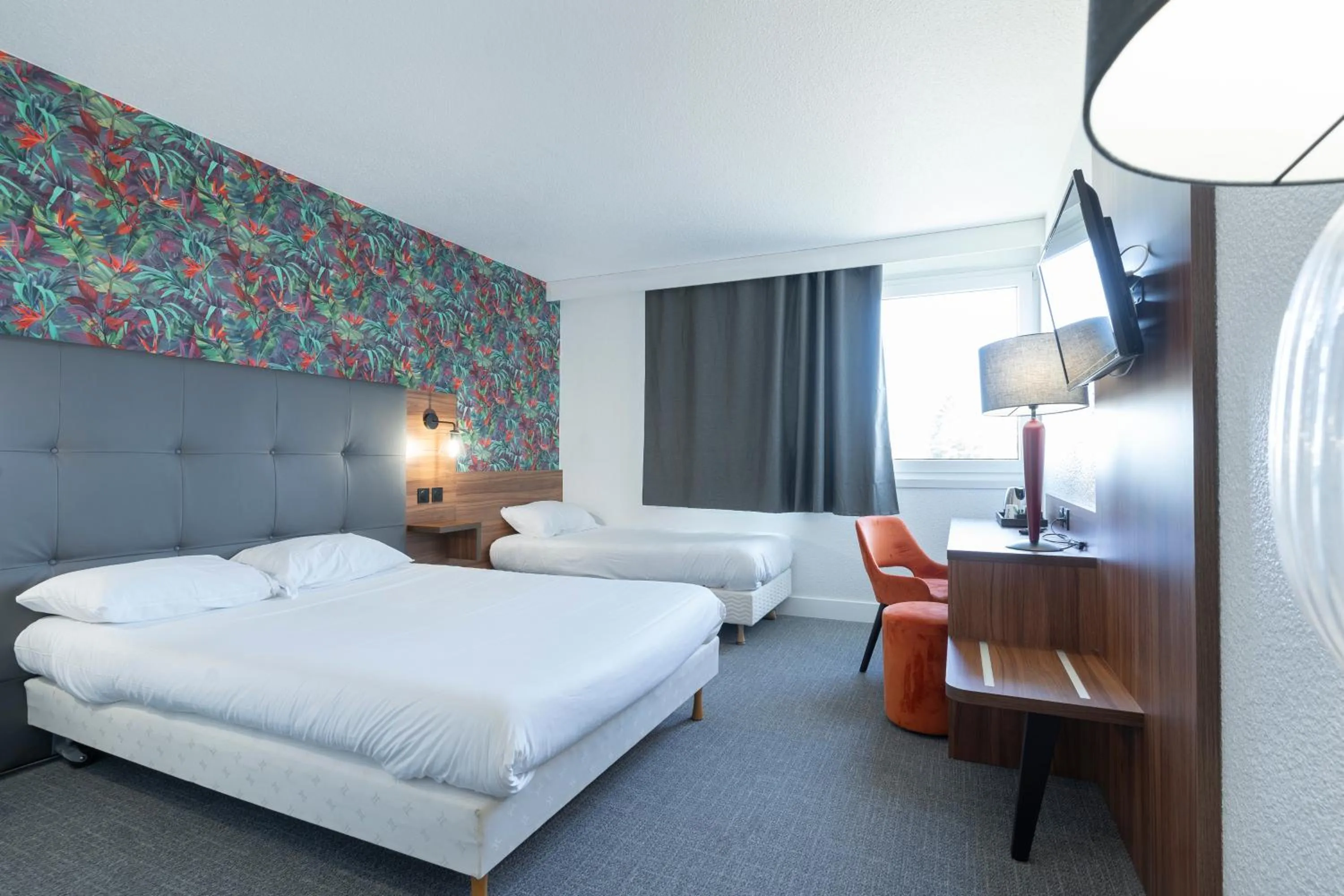 Bed in Hôtel Akena Poitiers Nord Futuroscope