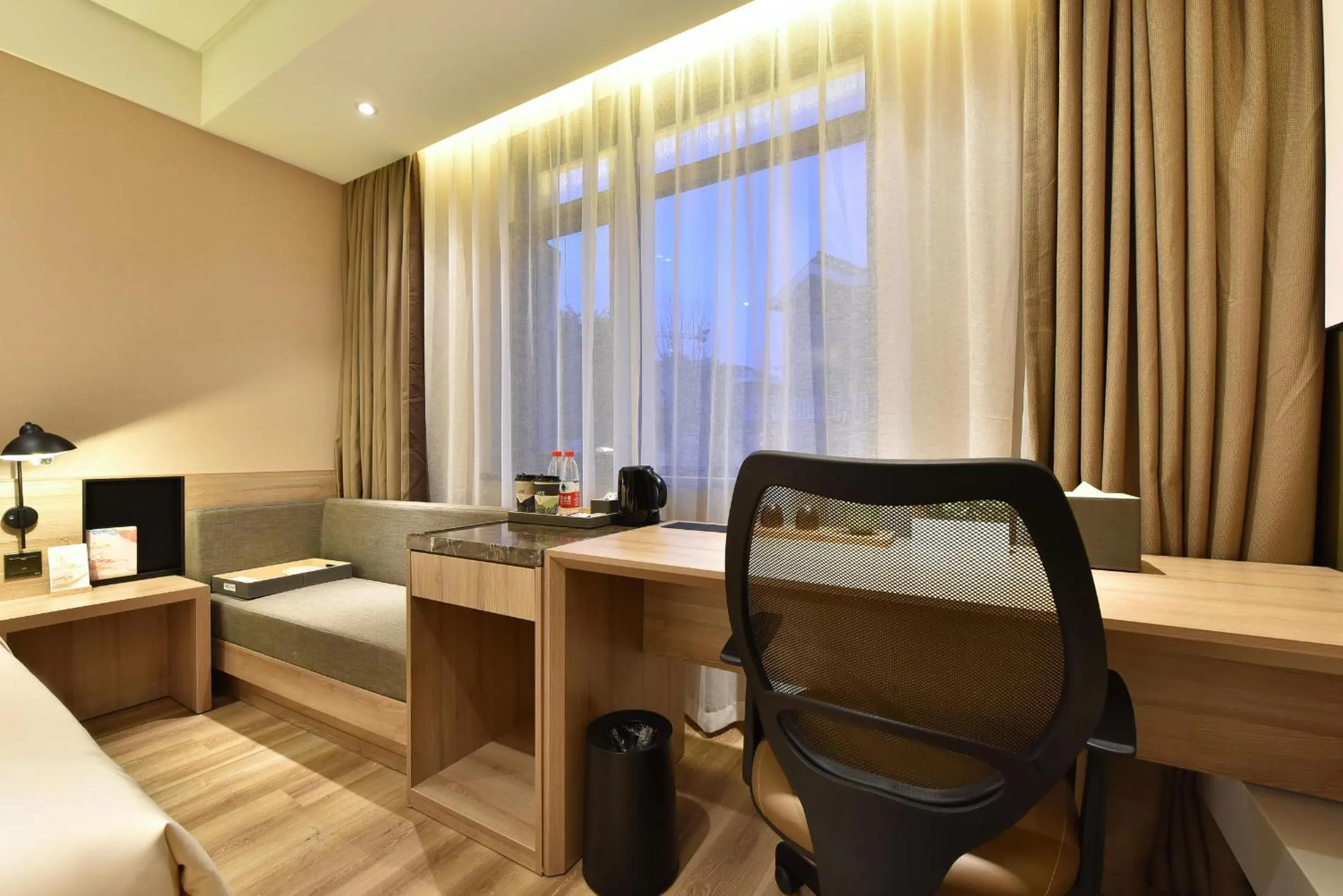 Bed in Atour Hotel Zhongguancun Yongfeng Base Beijing