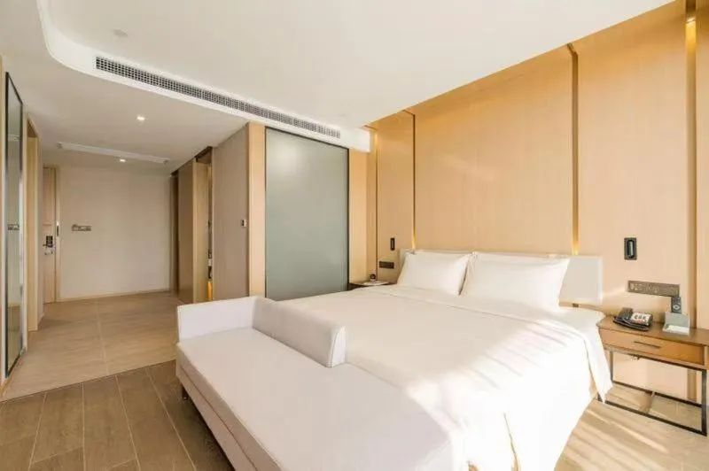 Bed in Atour Hotel Nanjing Olympic Center