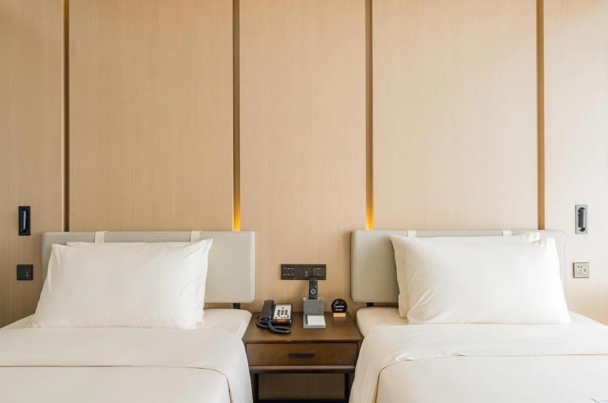 Bed in Atour Hotel Nanjing Olympic Center