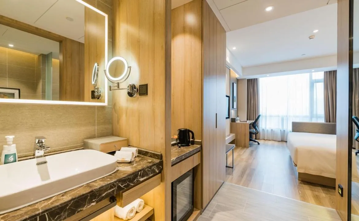 Bed in Atour Hotel Hefei South Railway Station