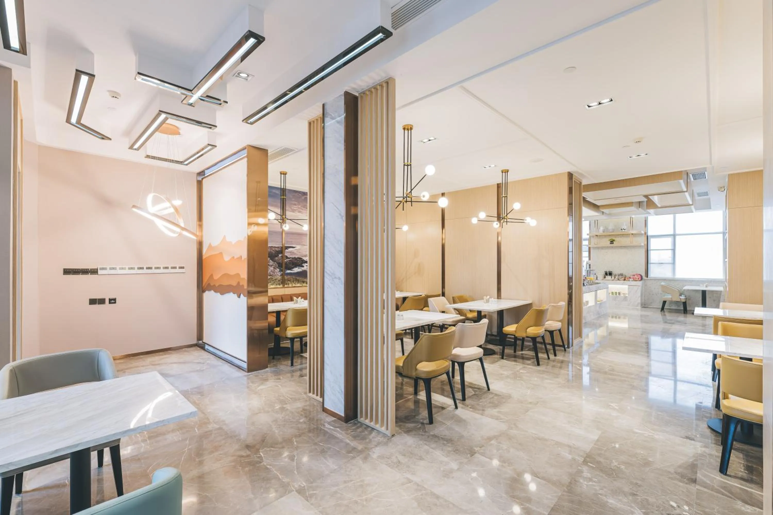 Lobby or reception in Atour Hotel Ningbo Airport Yinzhou Avenue