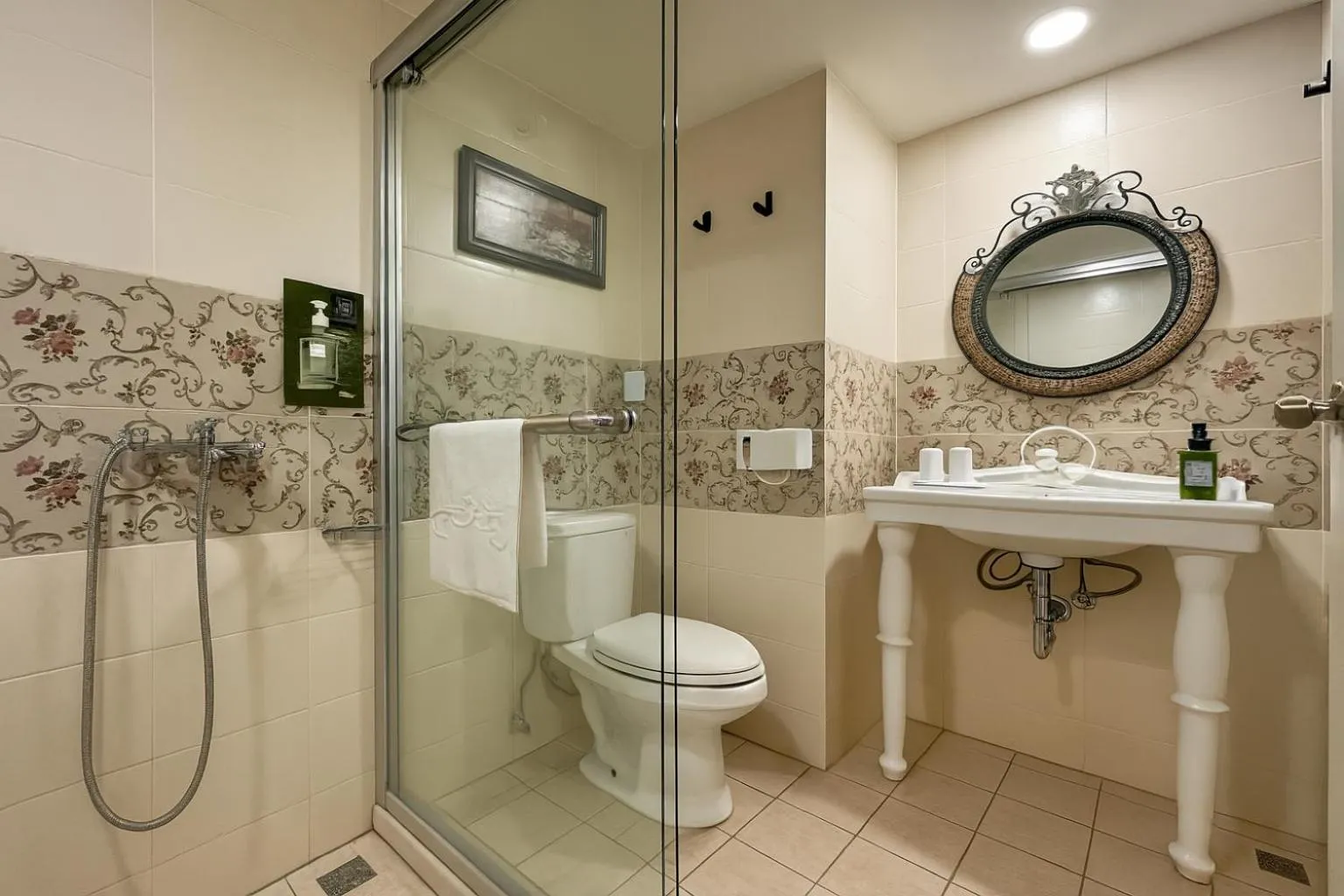 Shower in Elizabeth Hotel