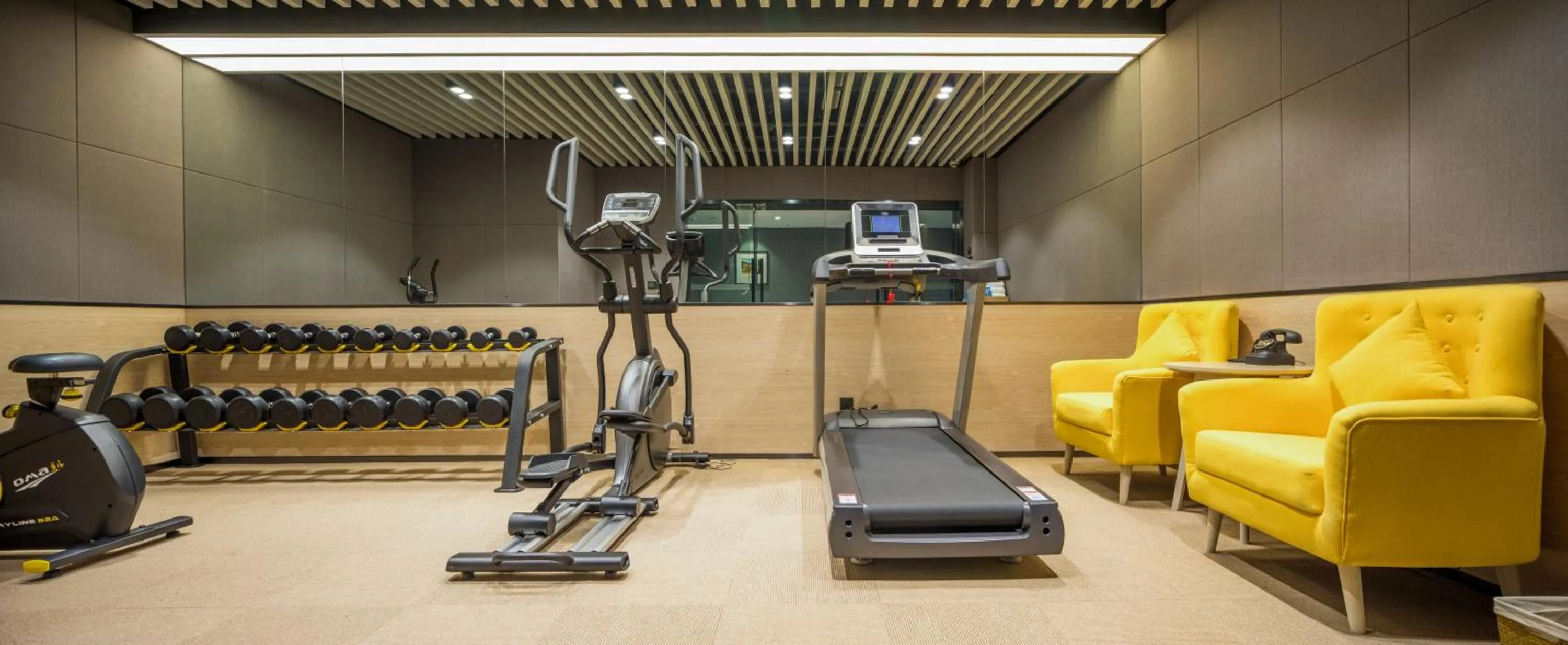 Fitness centre/facilities in Atour Hotel Hangzhou Binjiang Jiangling Road