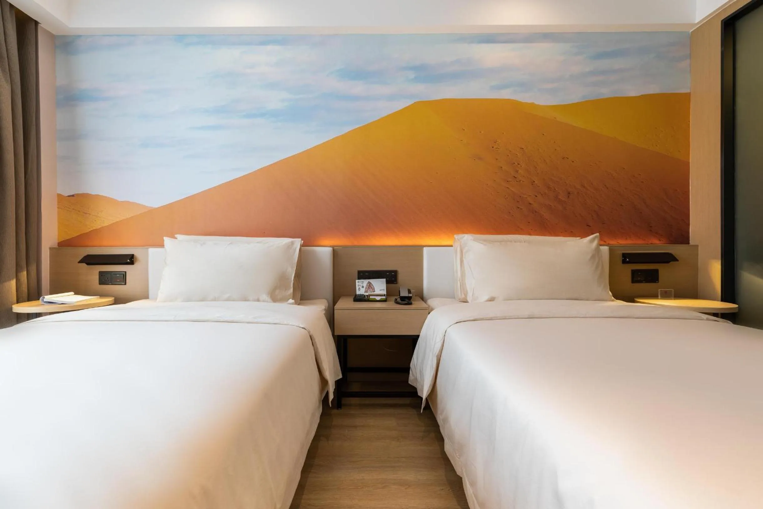 Bed in Atour Light Hotel (Wuhan Wuchang Railway Station)