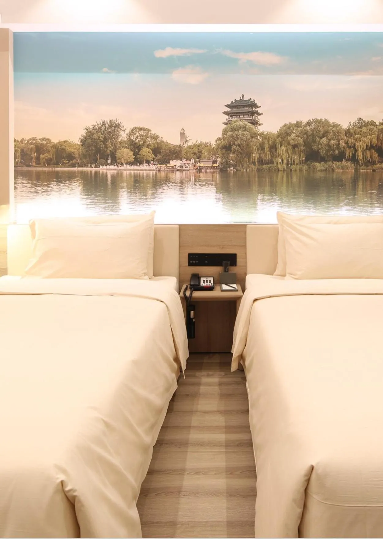 Seating area in Atour Hotel (Baimaiquan Jinan Shuangshan Street)