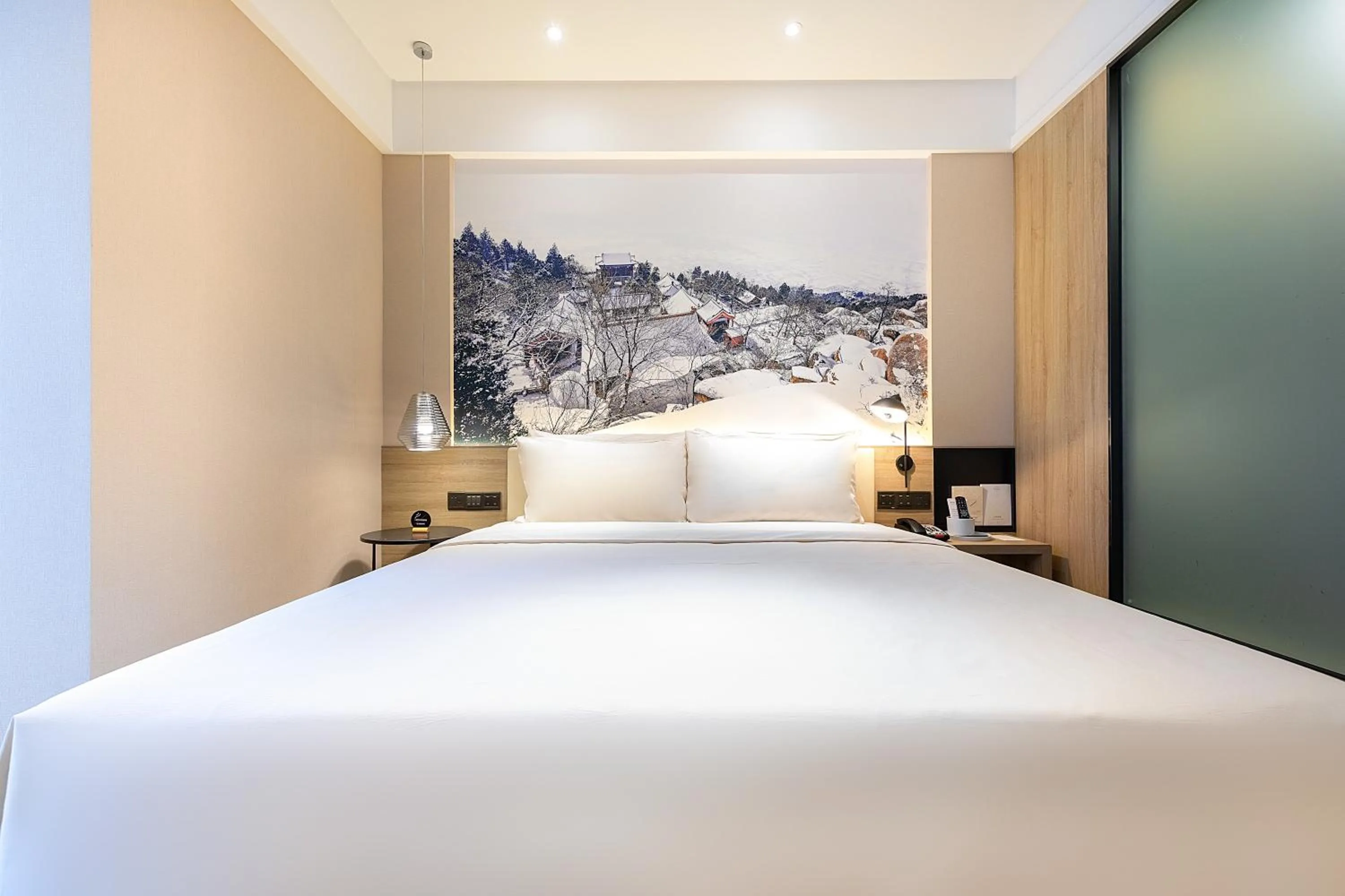 Bed in Atour Hotel Jining High-tech Zone