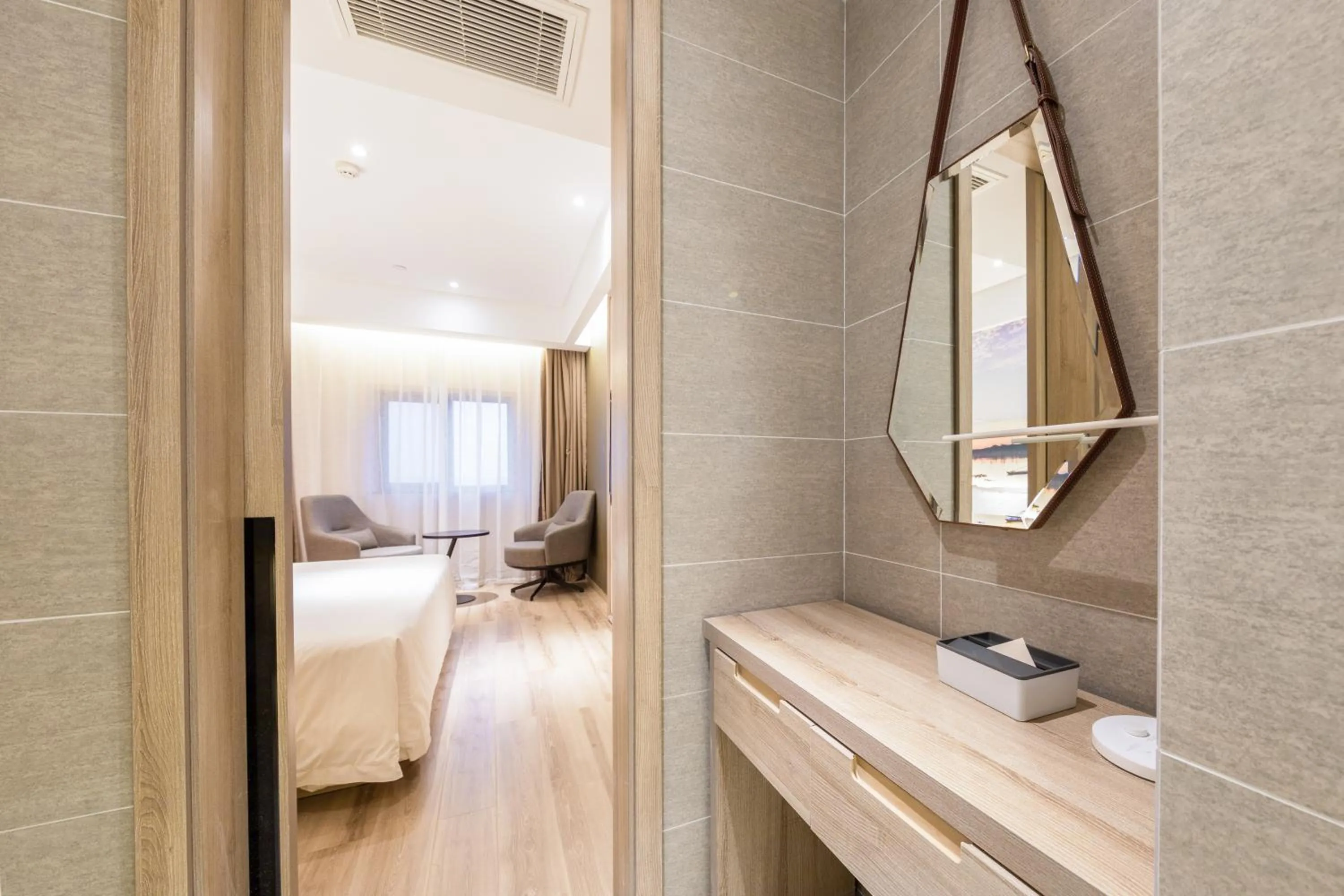 Bed in Atour Hotel Jining High-tech Zone