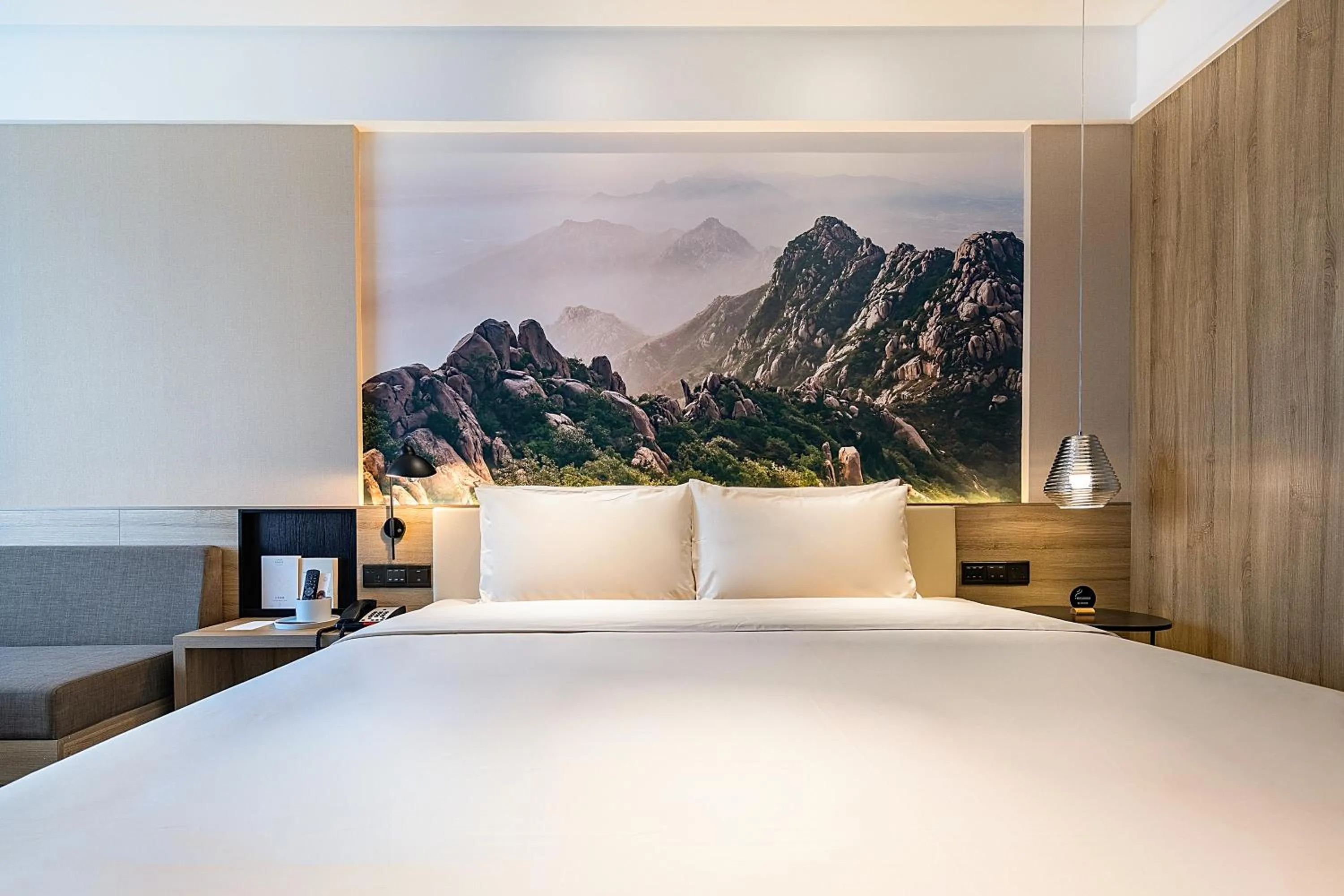 Bed in Atour Hotel Jining High-tech Zone