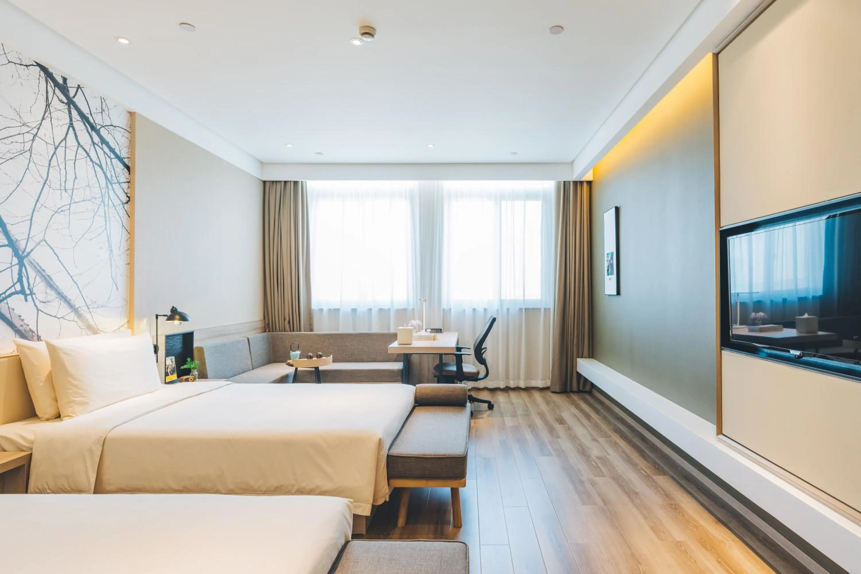 Bed in Atour Hotel (Suzhou Xiangcheng)