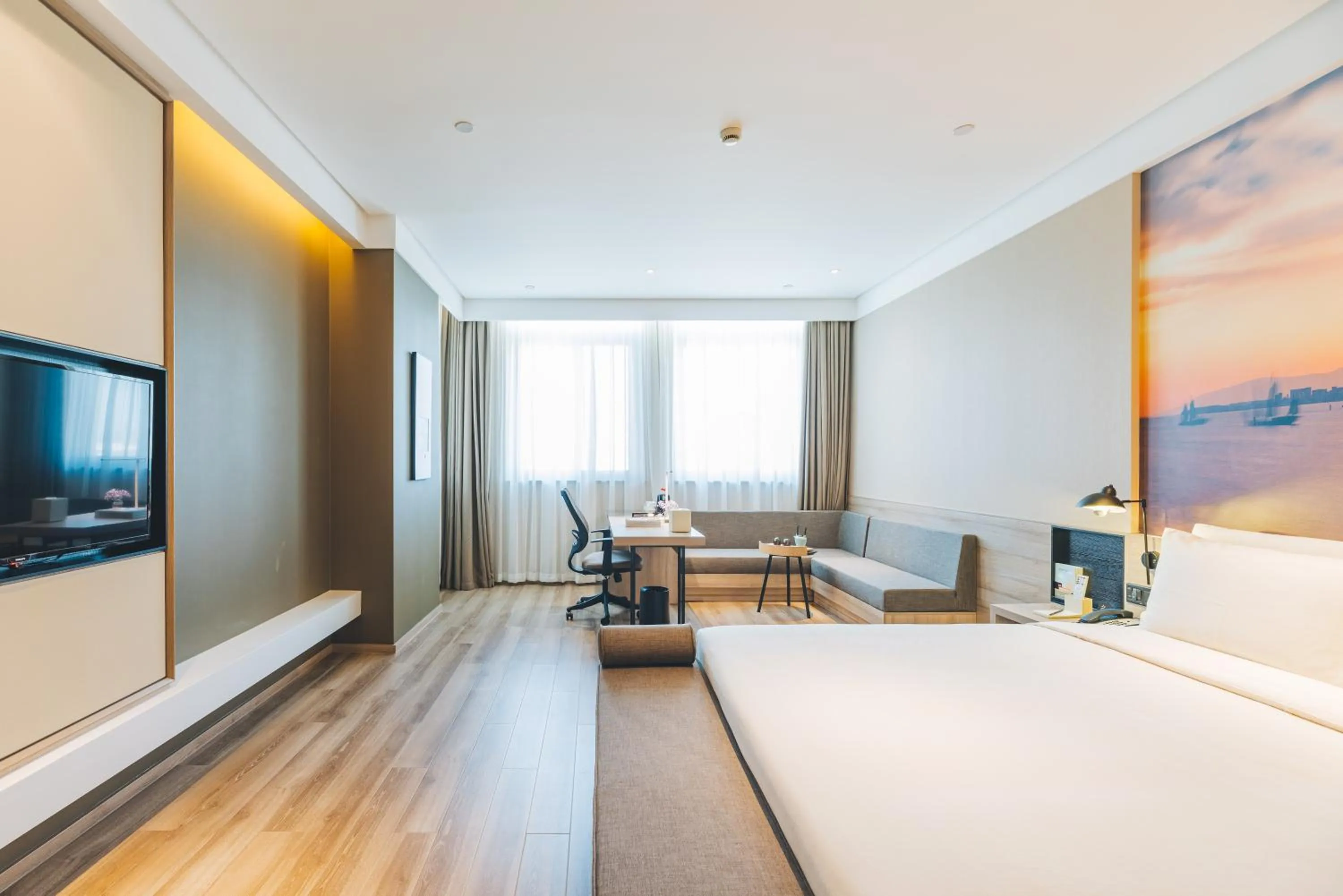 Bed in Atour Hotel (Suzhou Xiangcheng)