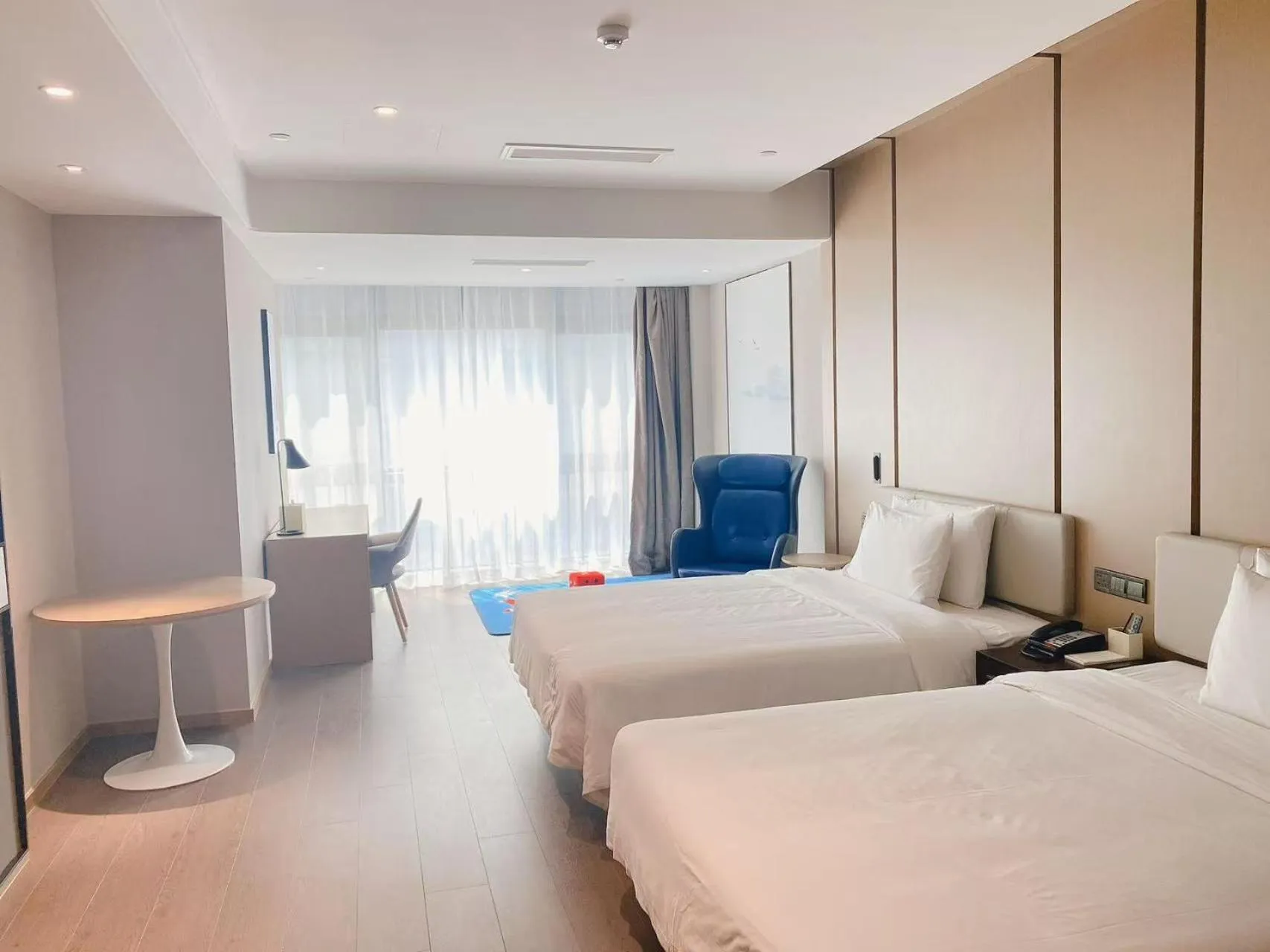 Bedroom, Bed in Atour Hotel Suzhou Industrial Park Fashion Stage Outlets