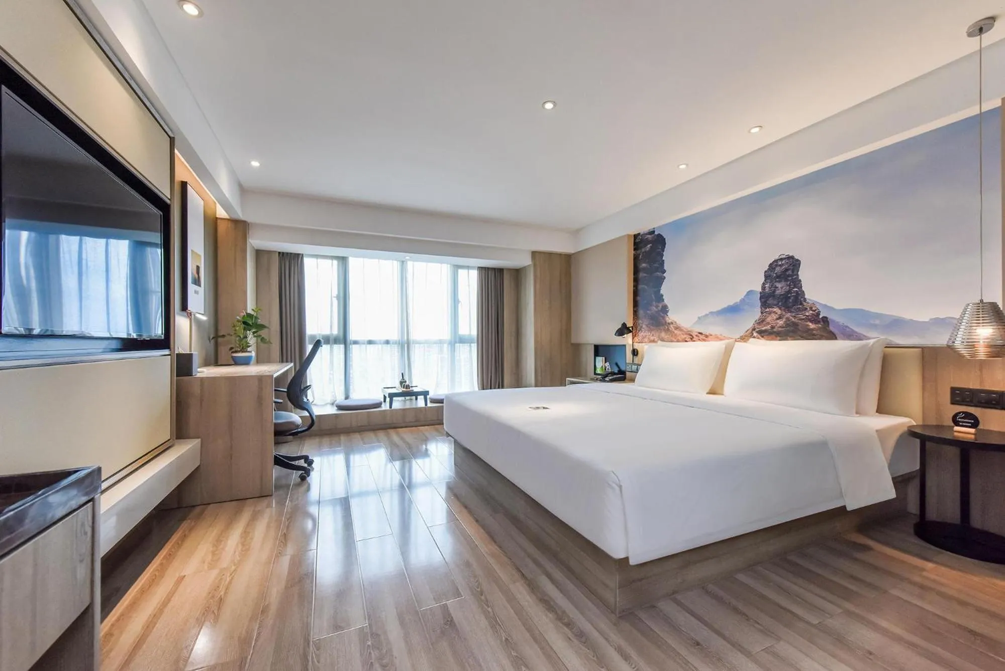 Bed in Atour Hotel Guiyang Convention and Exhibition Center