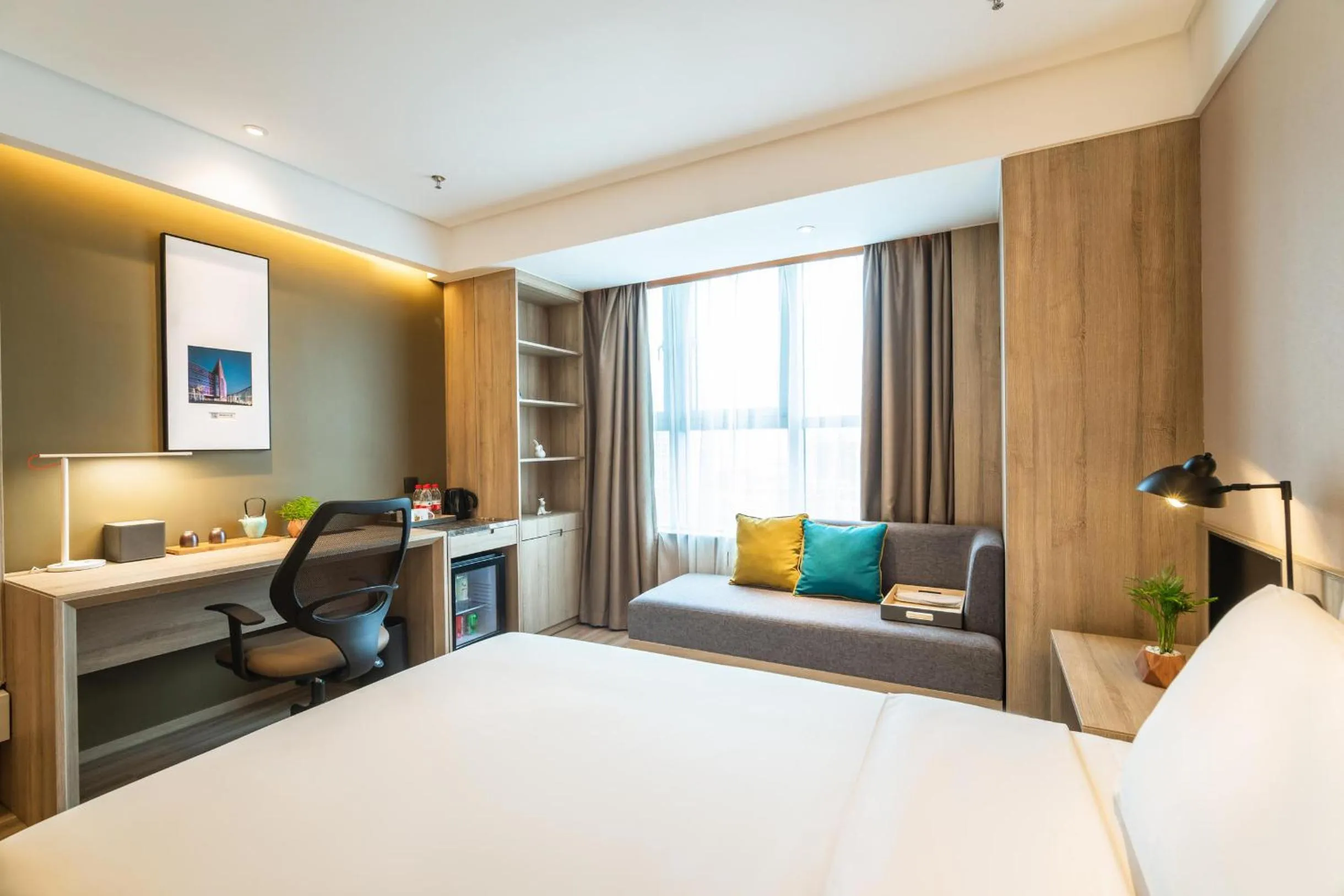 Bed in Atour Hotel Guiyang Convention and Exhibition Center