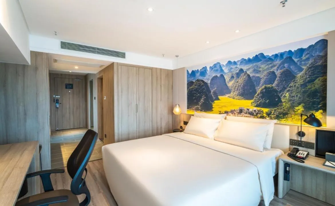 Bed in Atour Hotel Guiyang Convention and Exhibition Center