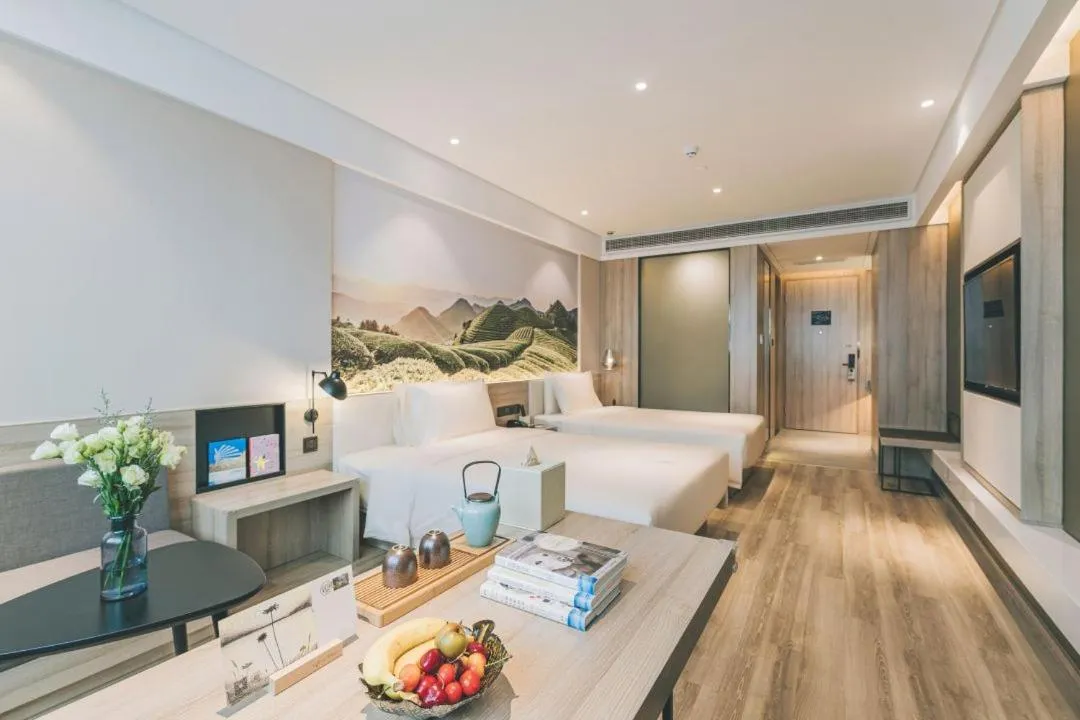 Bed in Atour Hotel Yiwu International Trade City