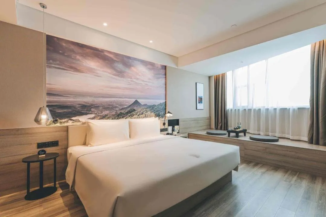 Bed in Atour Hotel Yiwu International Trade City