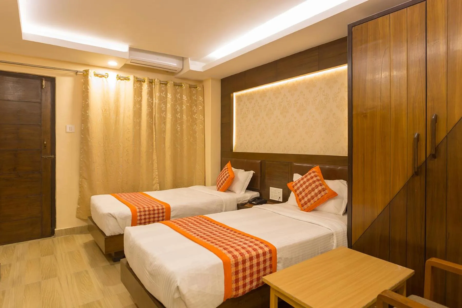 Bedroom, Bed in Hotel Yellow Pagoda Pokhara