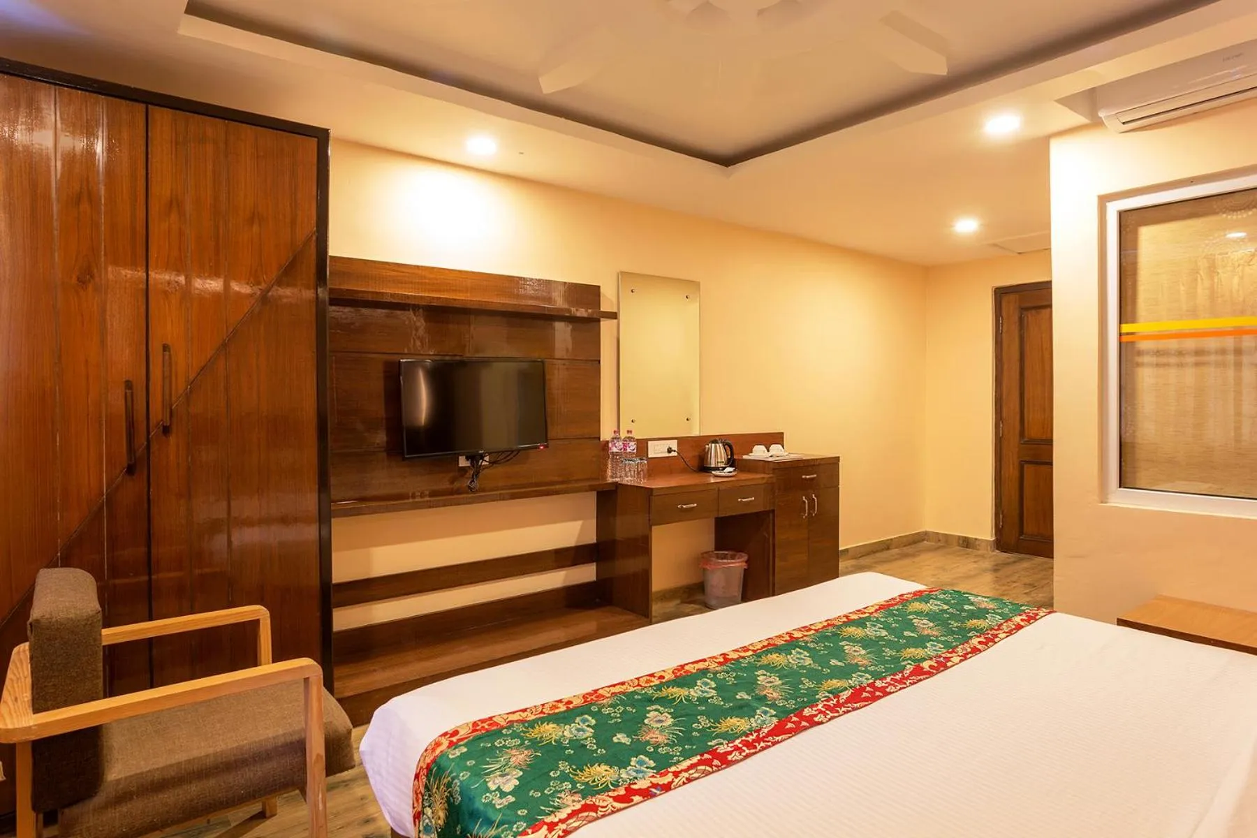 Bedroom, Bed in Hotel Yellow Pagoda Pokhara