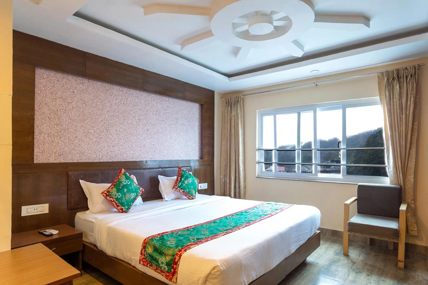 Bedroom, Bed in Hotel Yellow Pagoda Pokhara