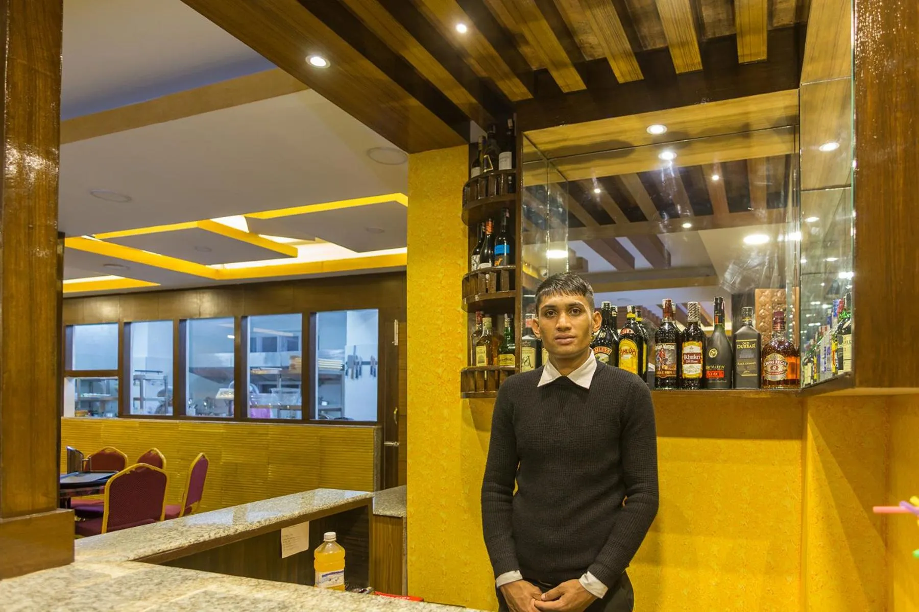 Lounge or bar in Hotel Yellow Pagoda Pokhara