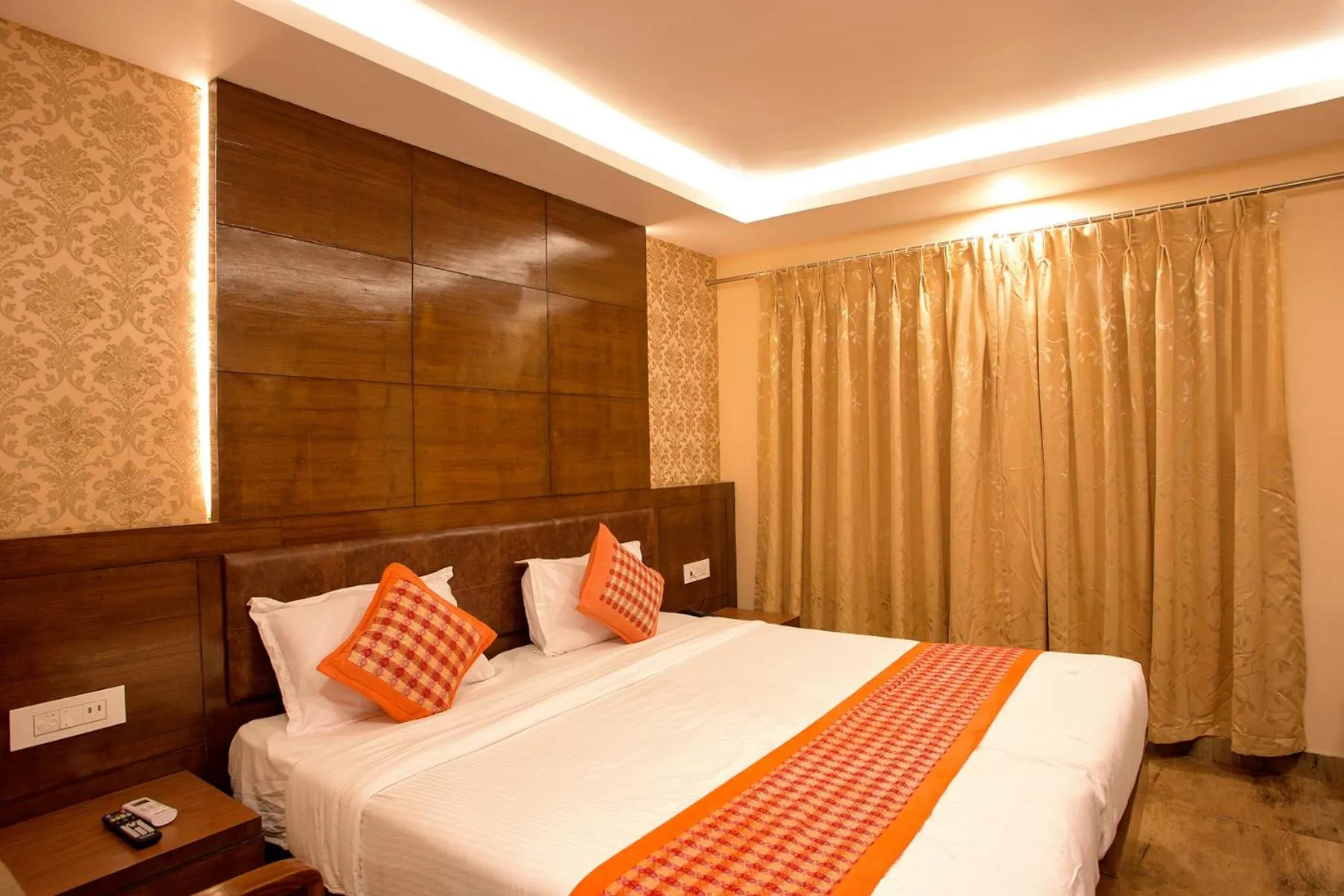 Bedroom, Bed in Hotel Yellow Pagoda Pokhara