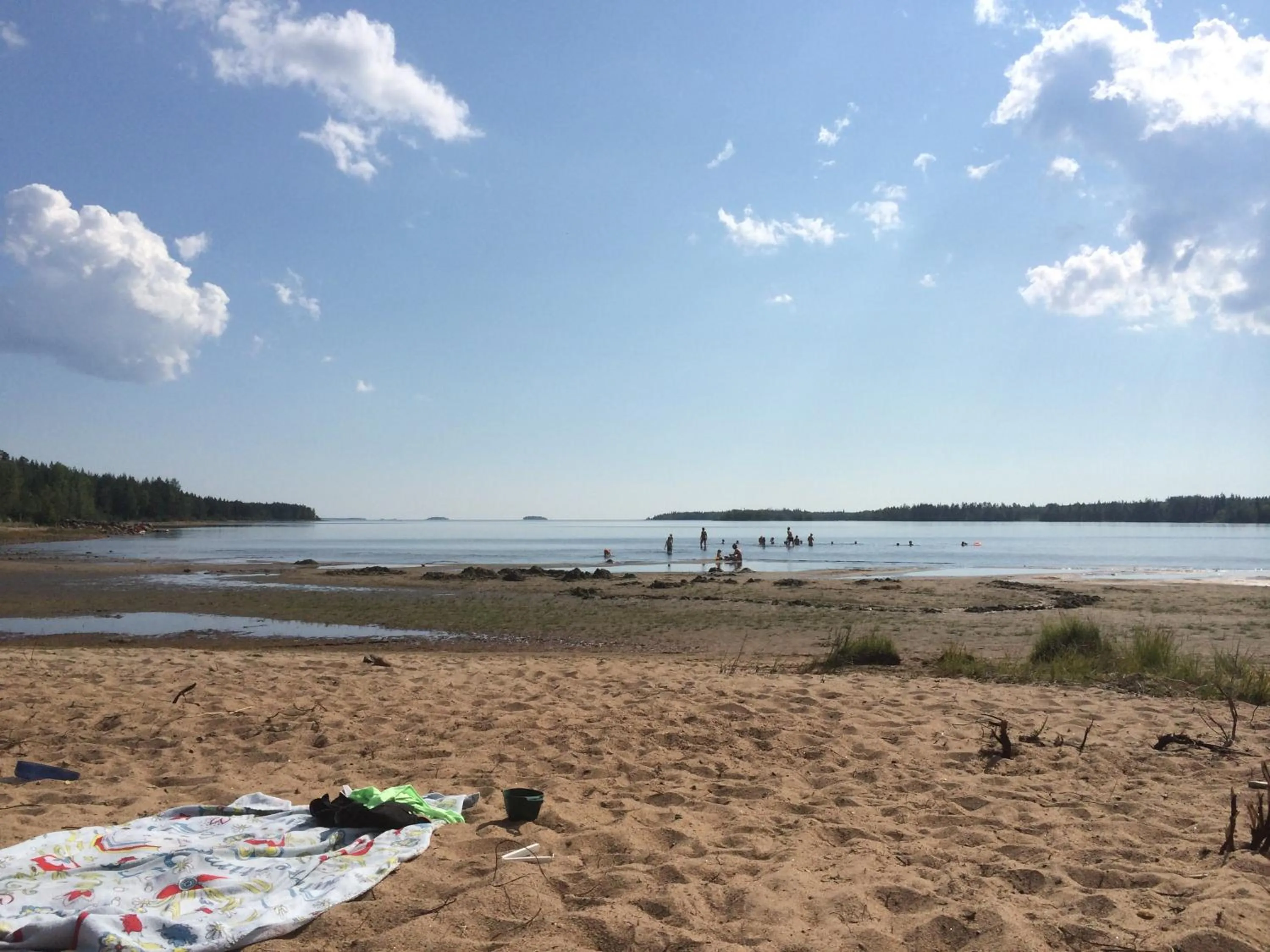 Beach in Sangis Motell och Camping