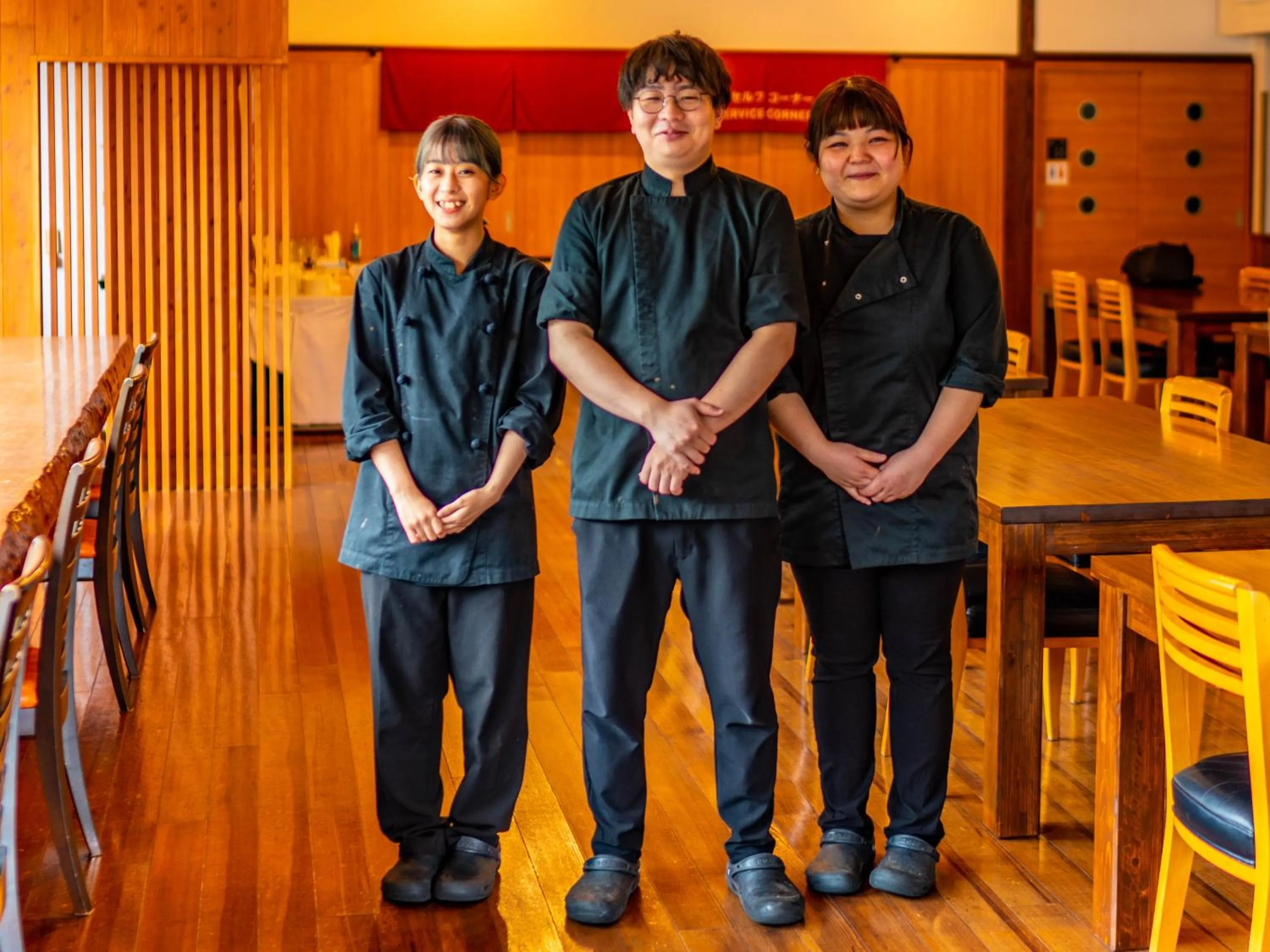 Staff in Yawaragi-no-Sato Yadoya