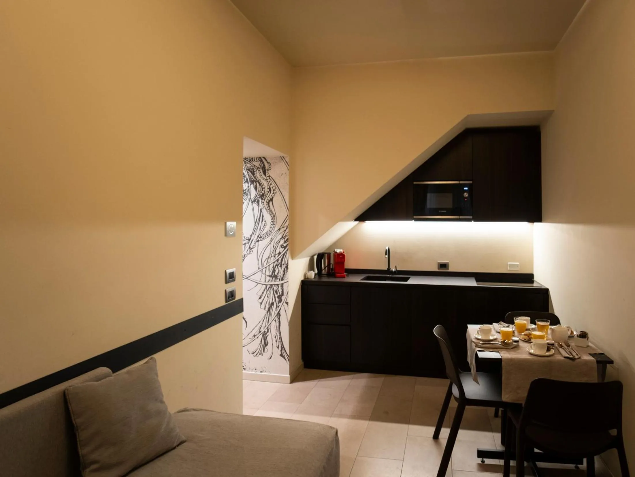 Kitchen or kitchenette in Hotel Aquarius Venice - Ascend Collection
