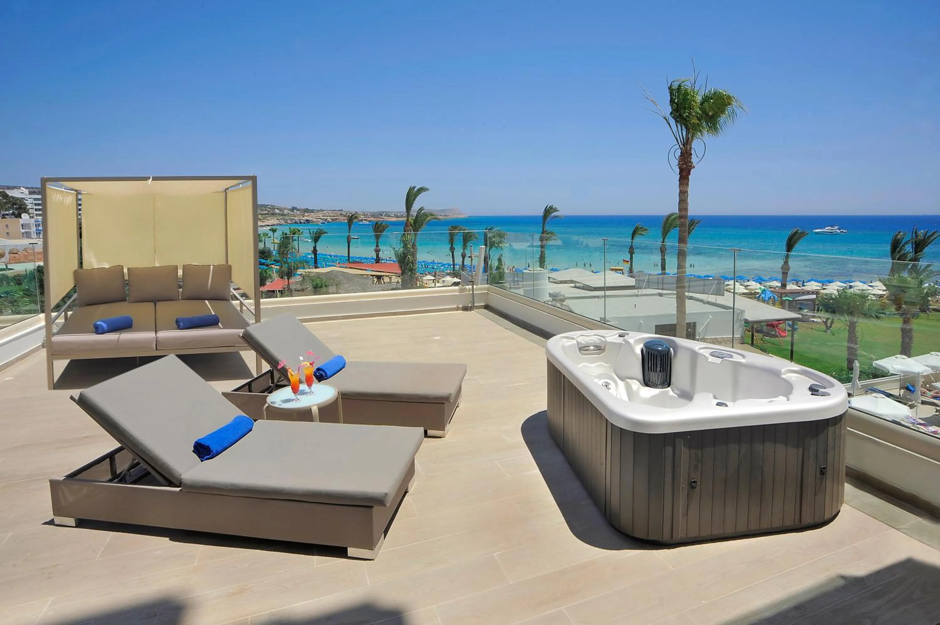 Balcony/Terrace in Nelia Beach Hotel & Spa