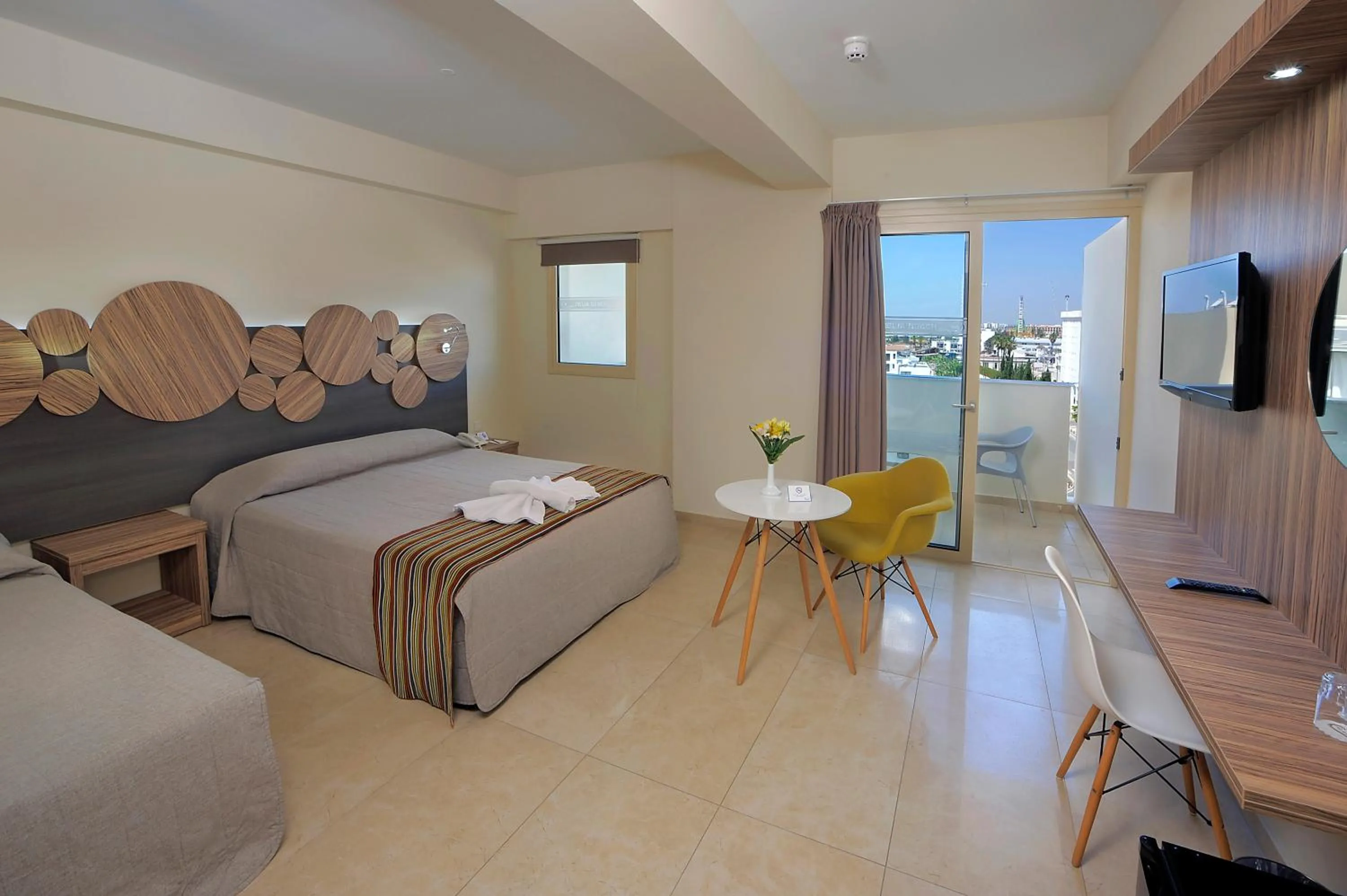 Bed in Nelia Beach Hotel & Spa