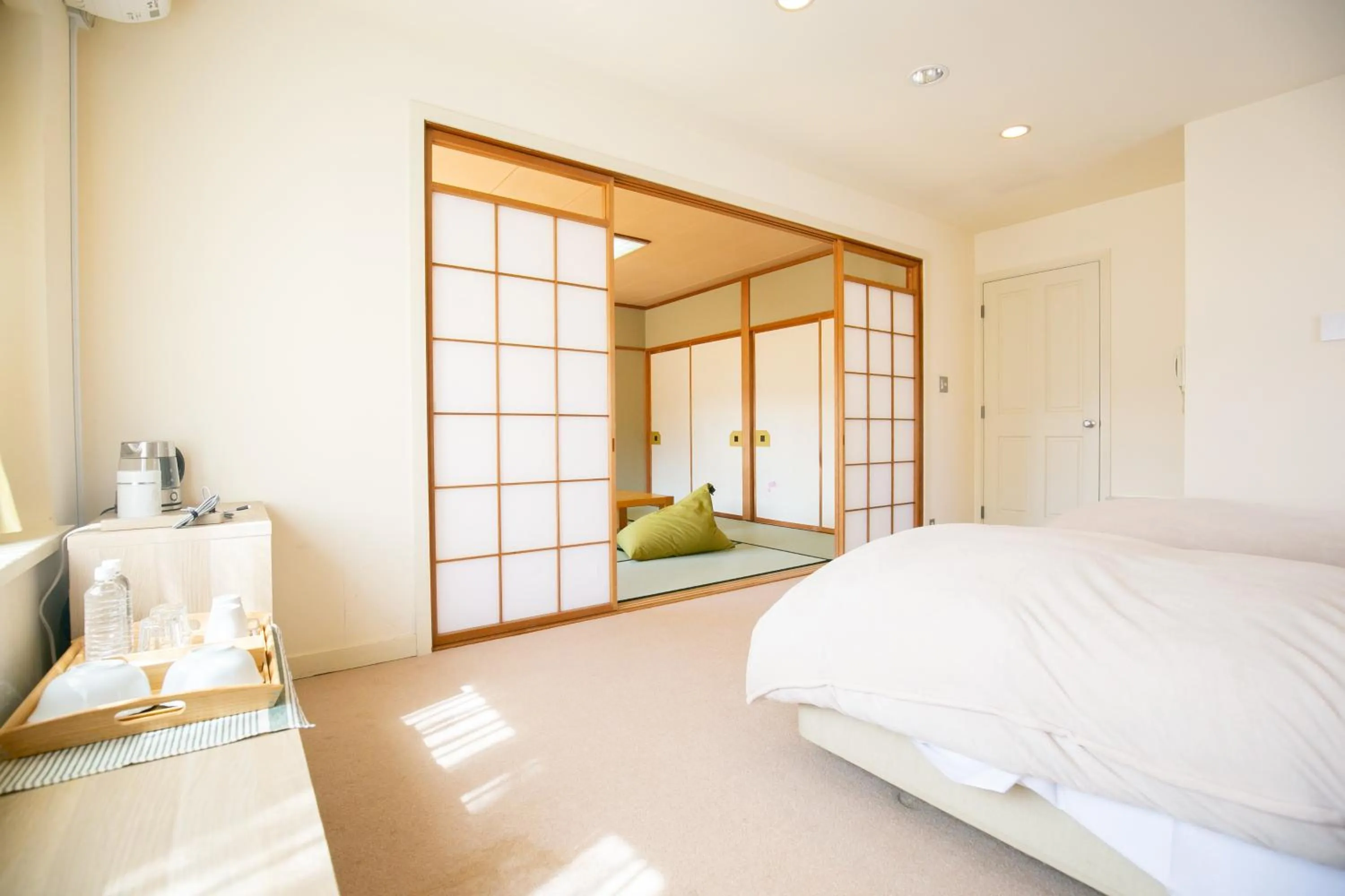 Photo of the whole room, Bed in Ryosha Tsukiakari