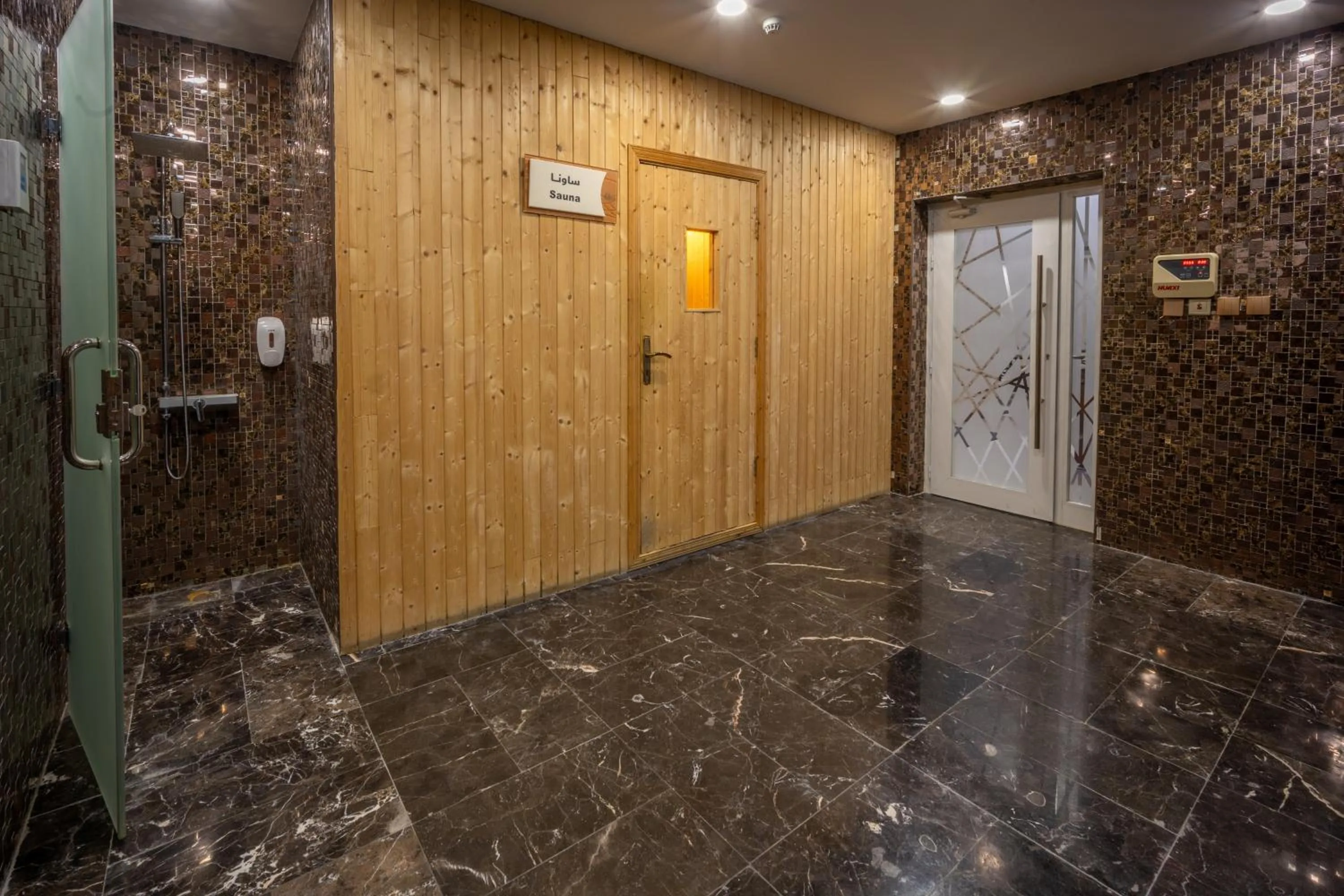 Sauna in Donatello Jeddah Hotel