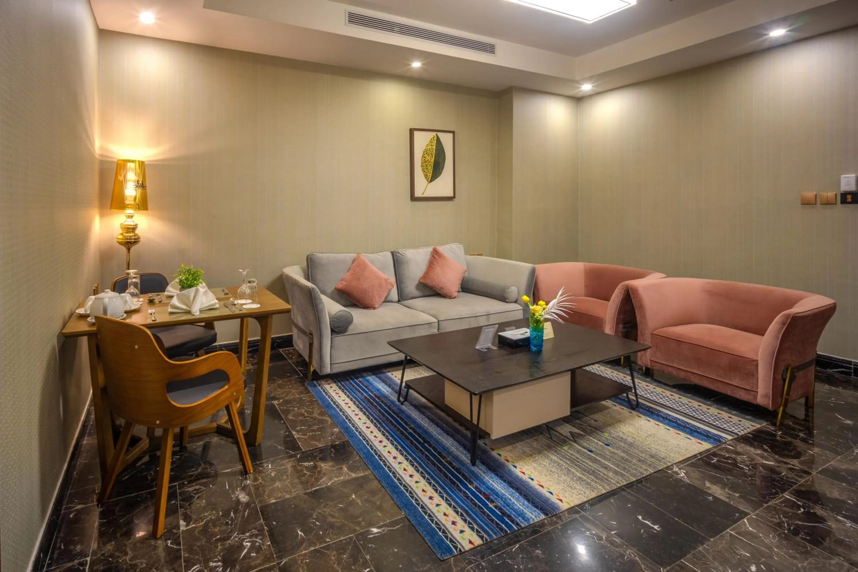 Living room in Donatello Jeddah Hotel