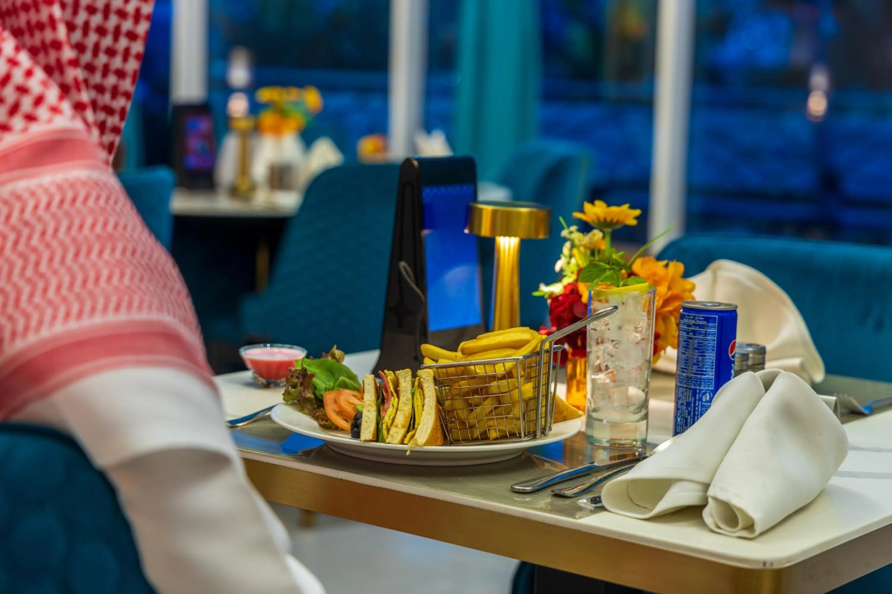 Food and drinks in Donatello Jeddah Hotel