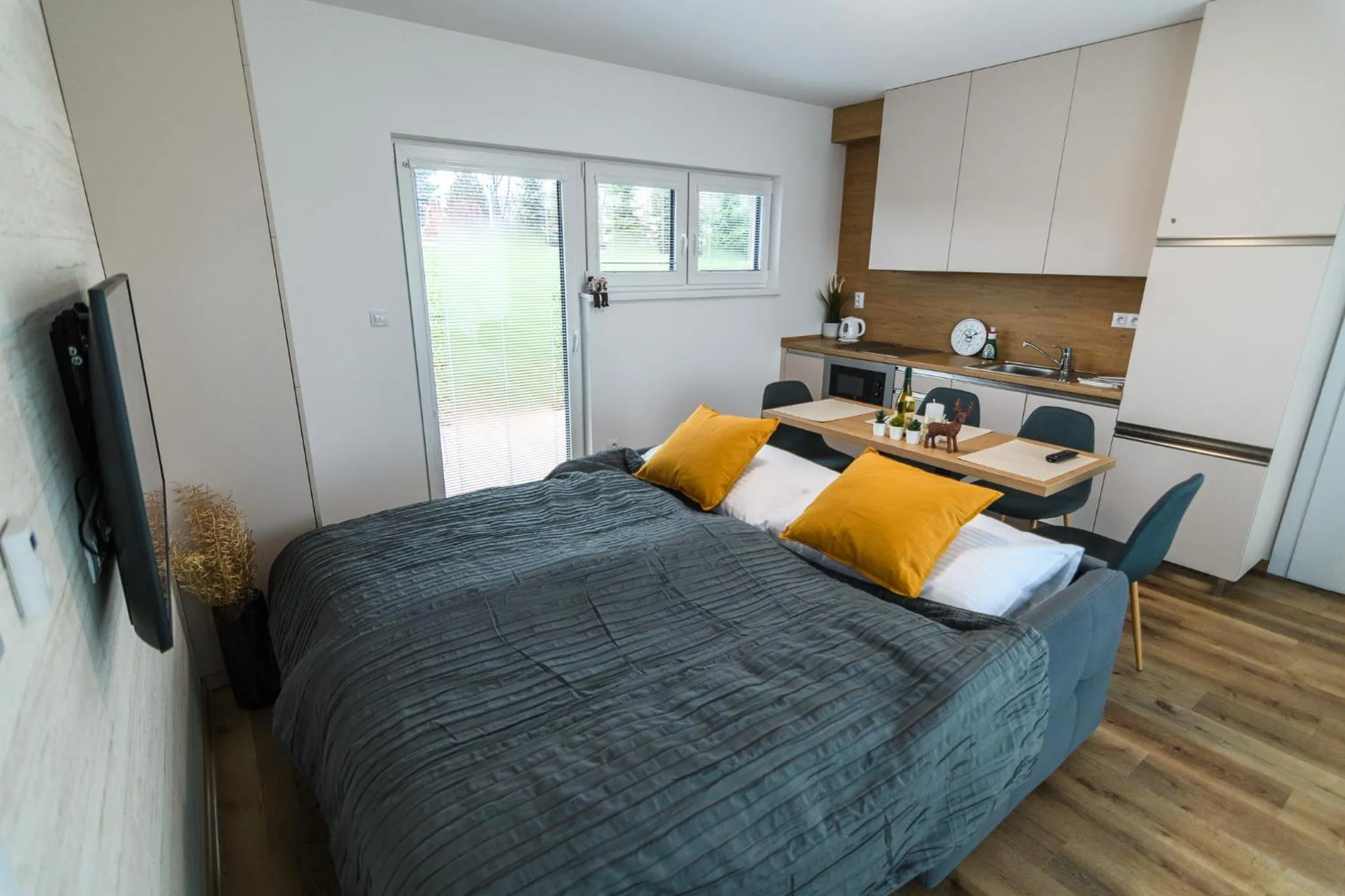 Bed in Apartmány NMNM REZIDENCE NAD MĚSTEM