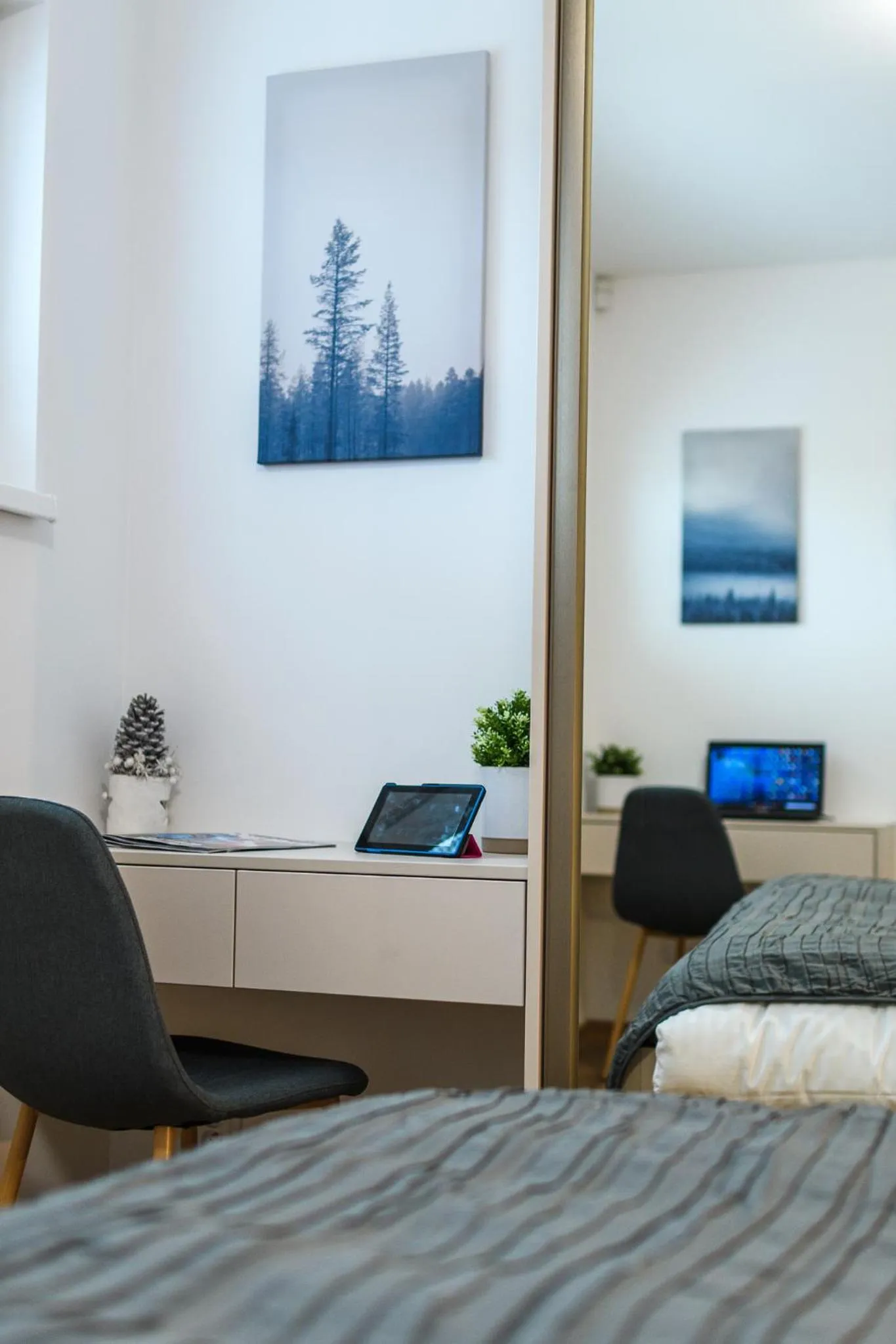 Bed in Apartmány NMNM REZIDENCE NAD MĚSTEM