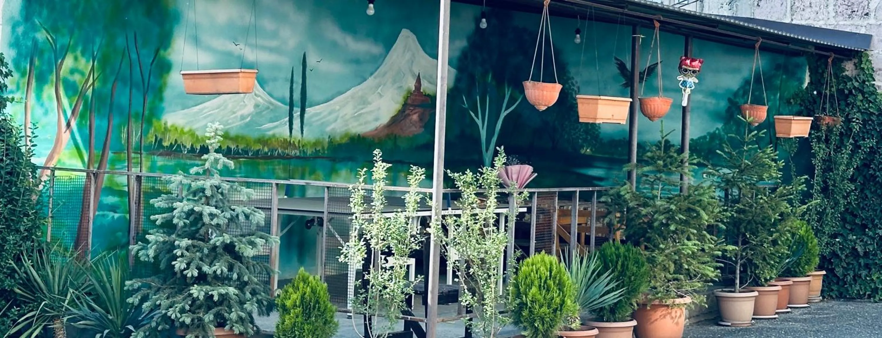 Inner courtyard view in ALEM Hotel