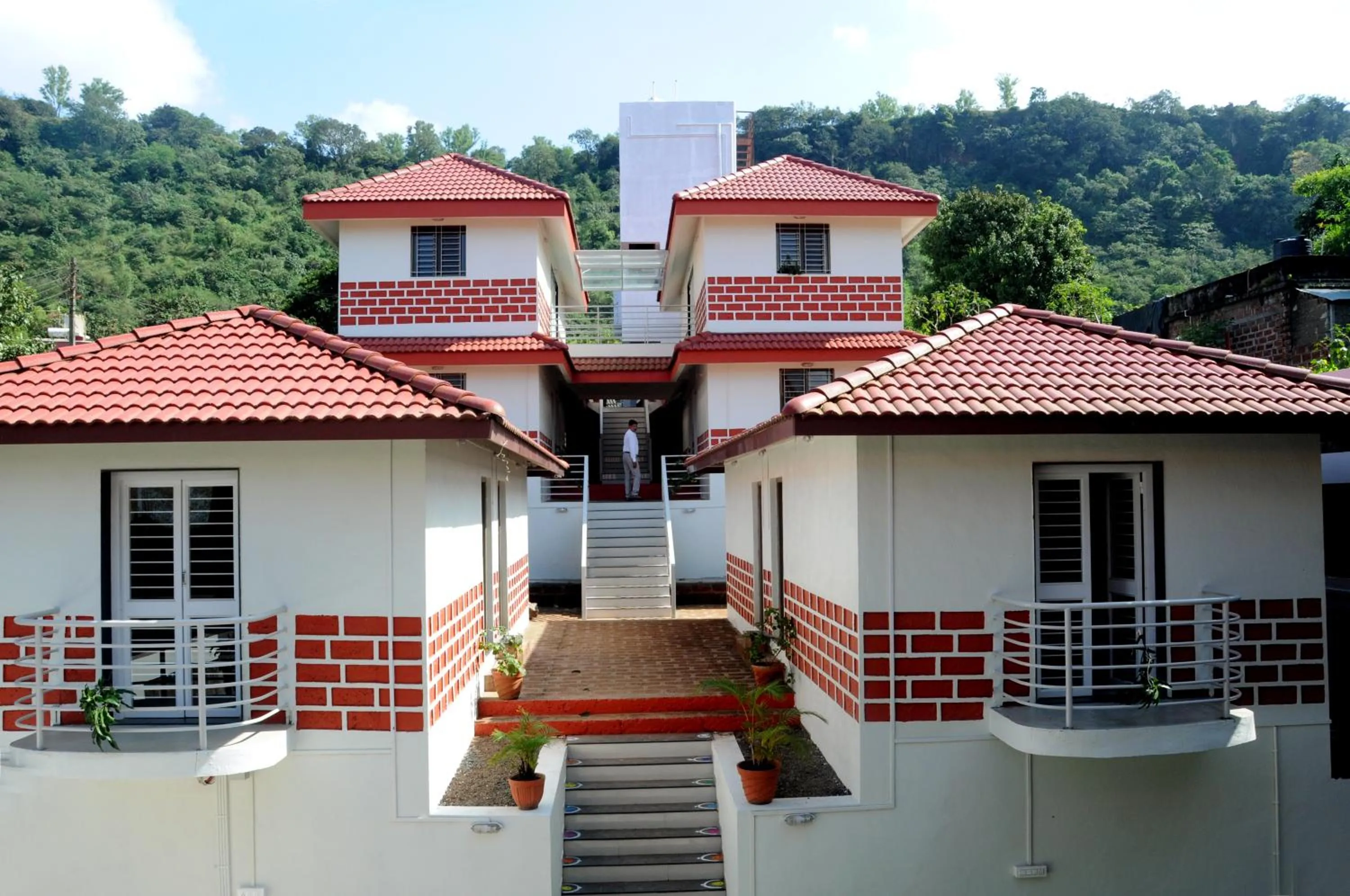 Balcony/Terrace in Rutu's Holidays Resort Panhala