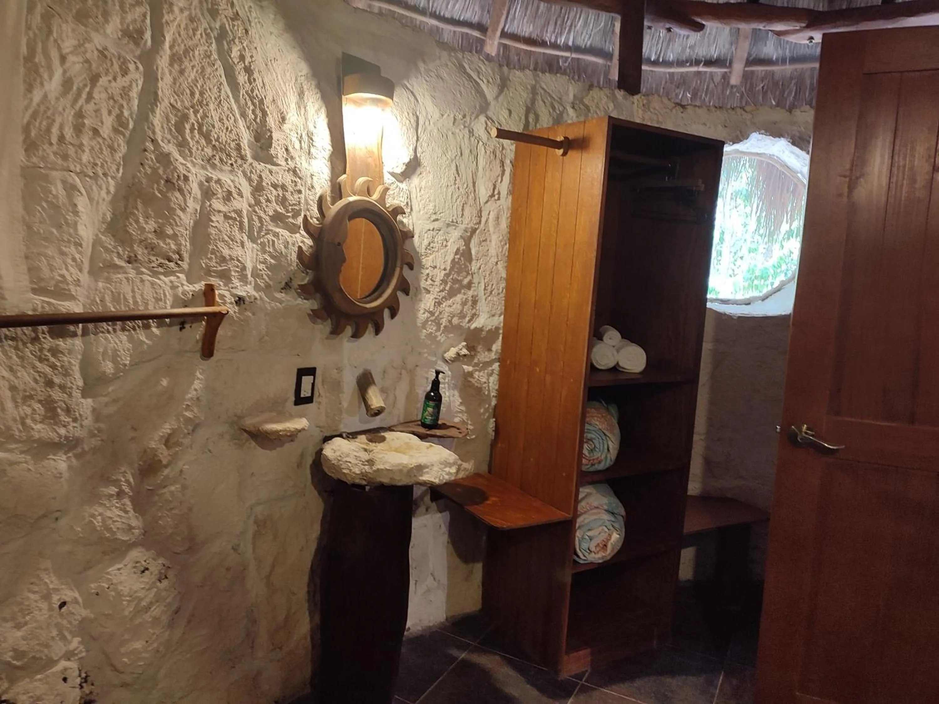 Shower in Aldea Maya-Ha Cabañas con cenotes