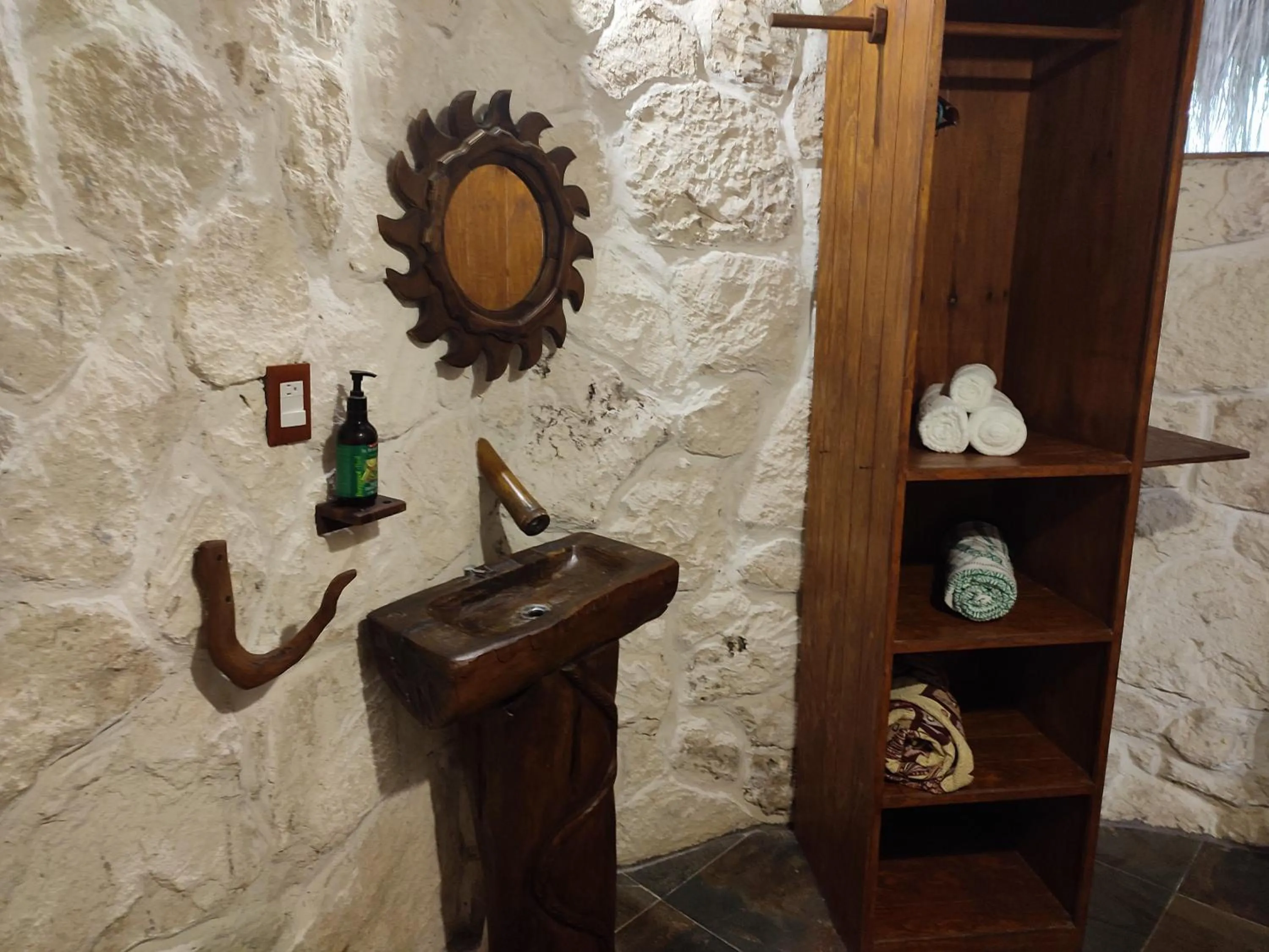 Bathroom in Aldea Maya-Ha Cabañas con cenotes