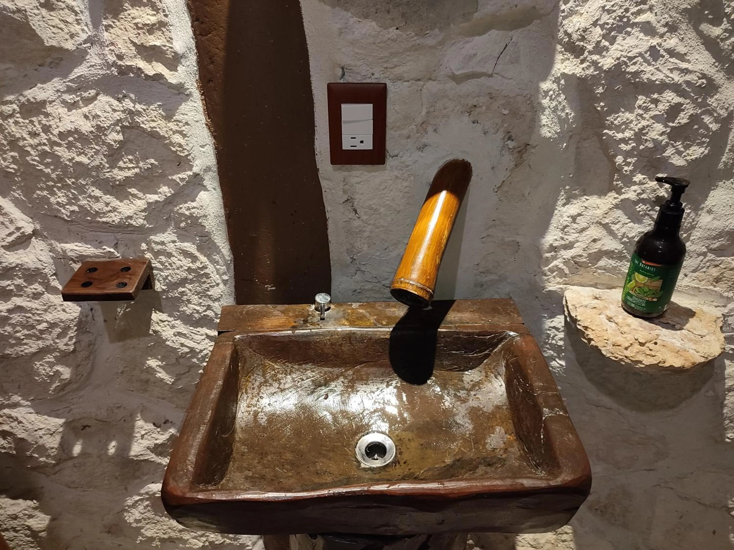 Bathroom in Aldea Maya-Ha Cabañas con cenotes