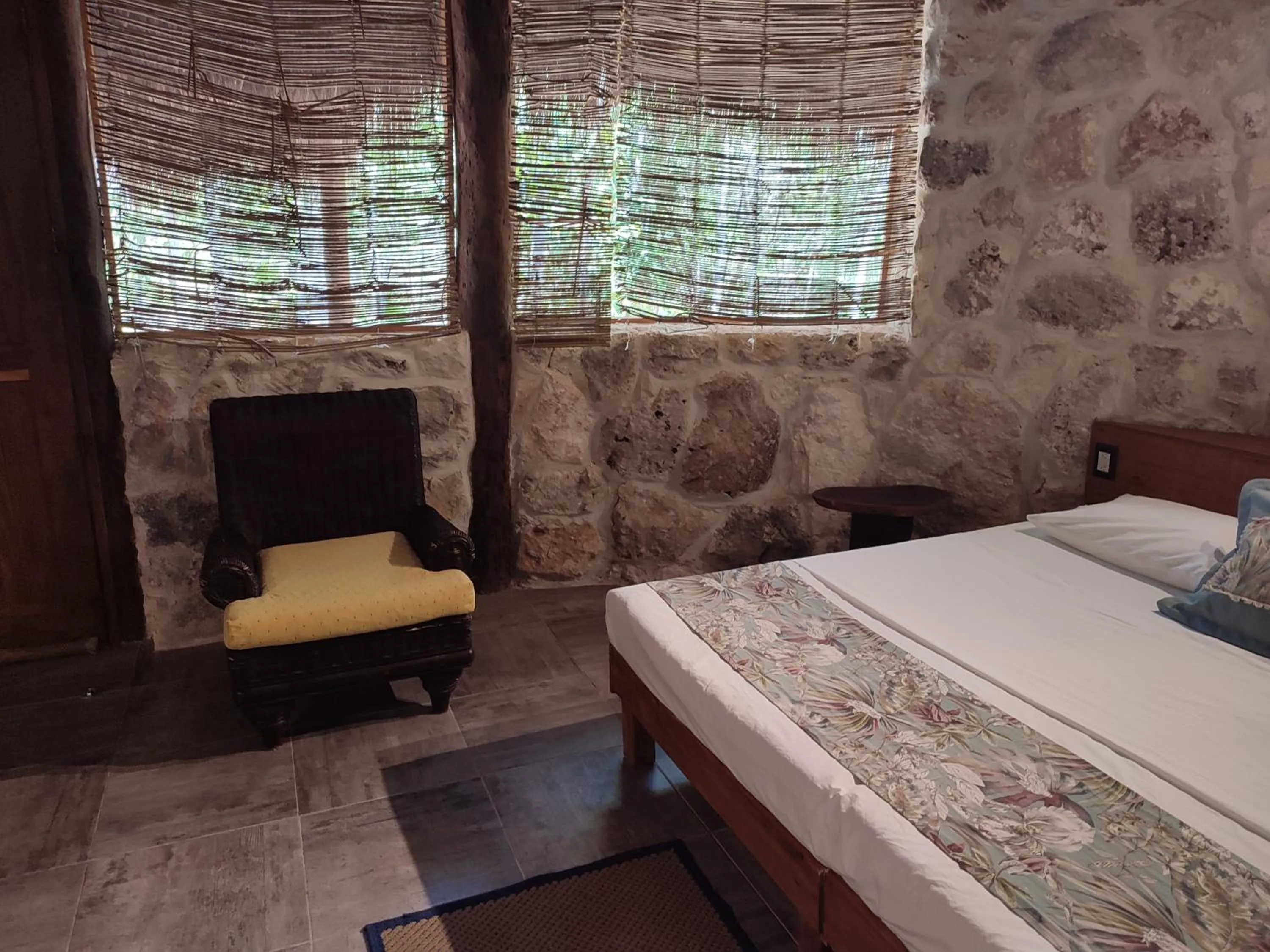 Bed in Aldea Maya-Ha Cabañas con cenotes