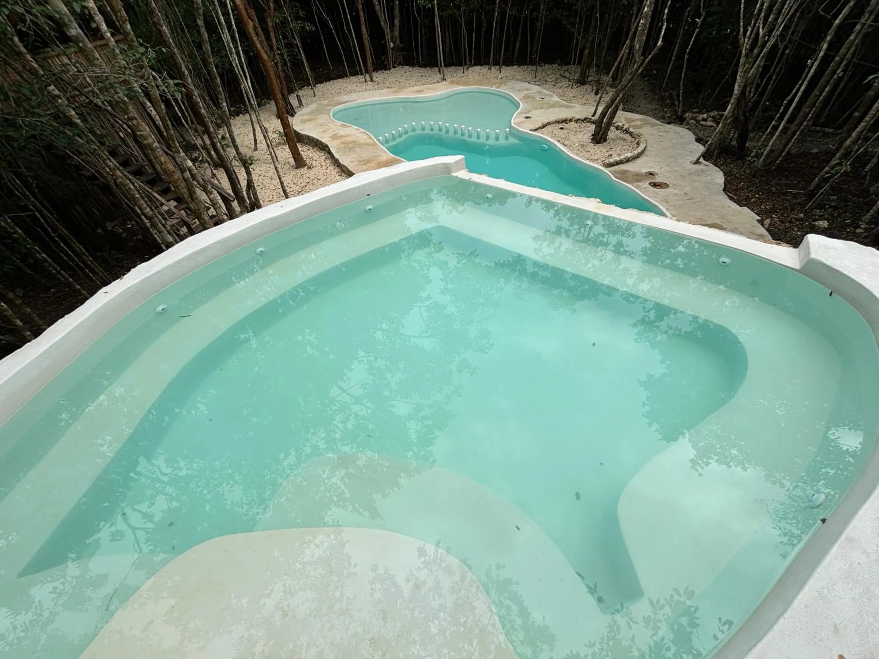 Swimming pool in Aldea Maya-Ha Cabañas con cenotes