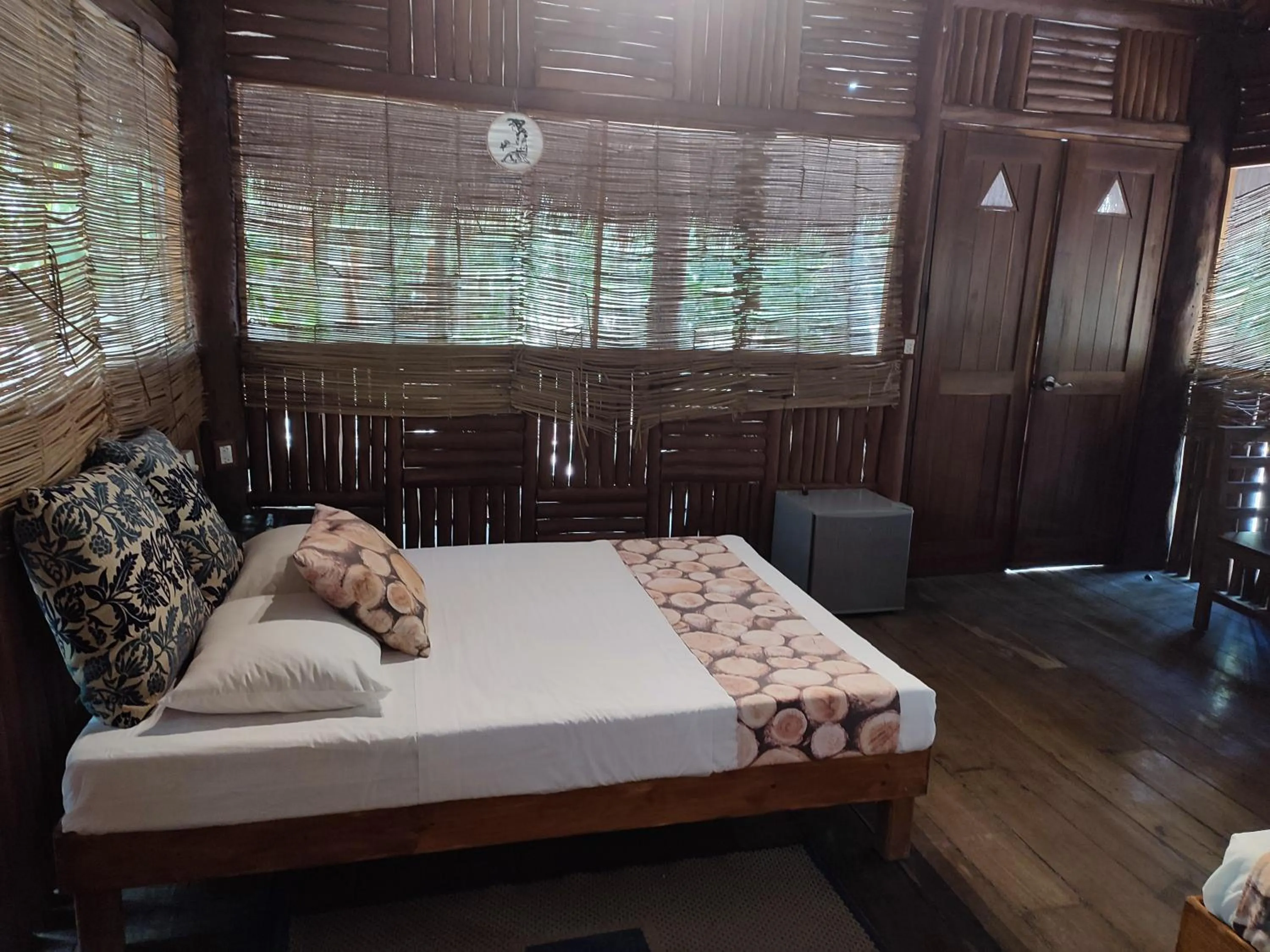 Bed in Aldea Maya-Ha Cabañas con cenotes