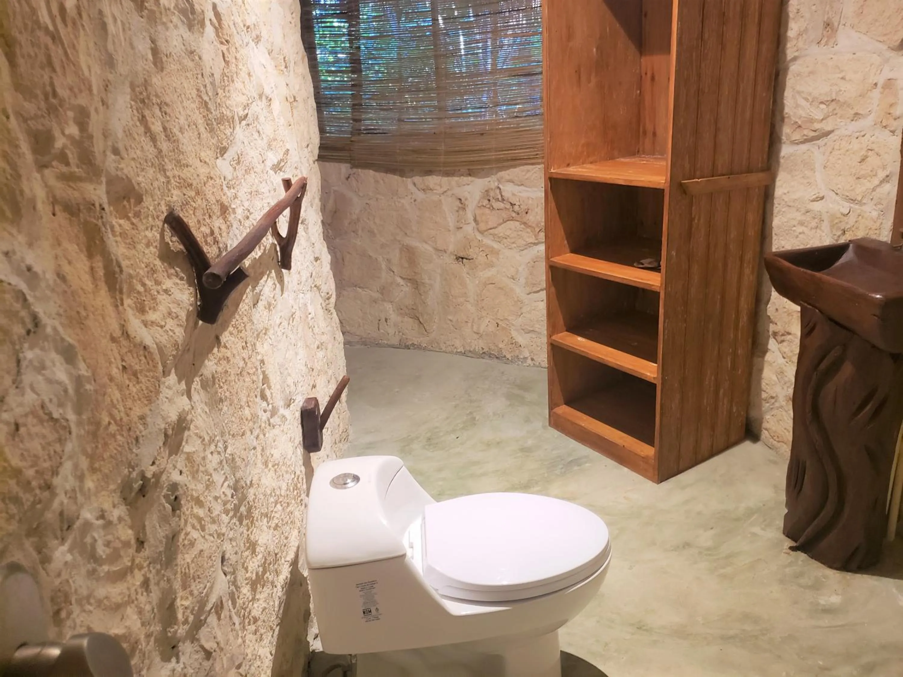 Bathroom in Aldea Maya-Ha Cabañas con cenotes